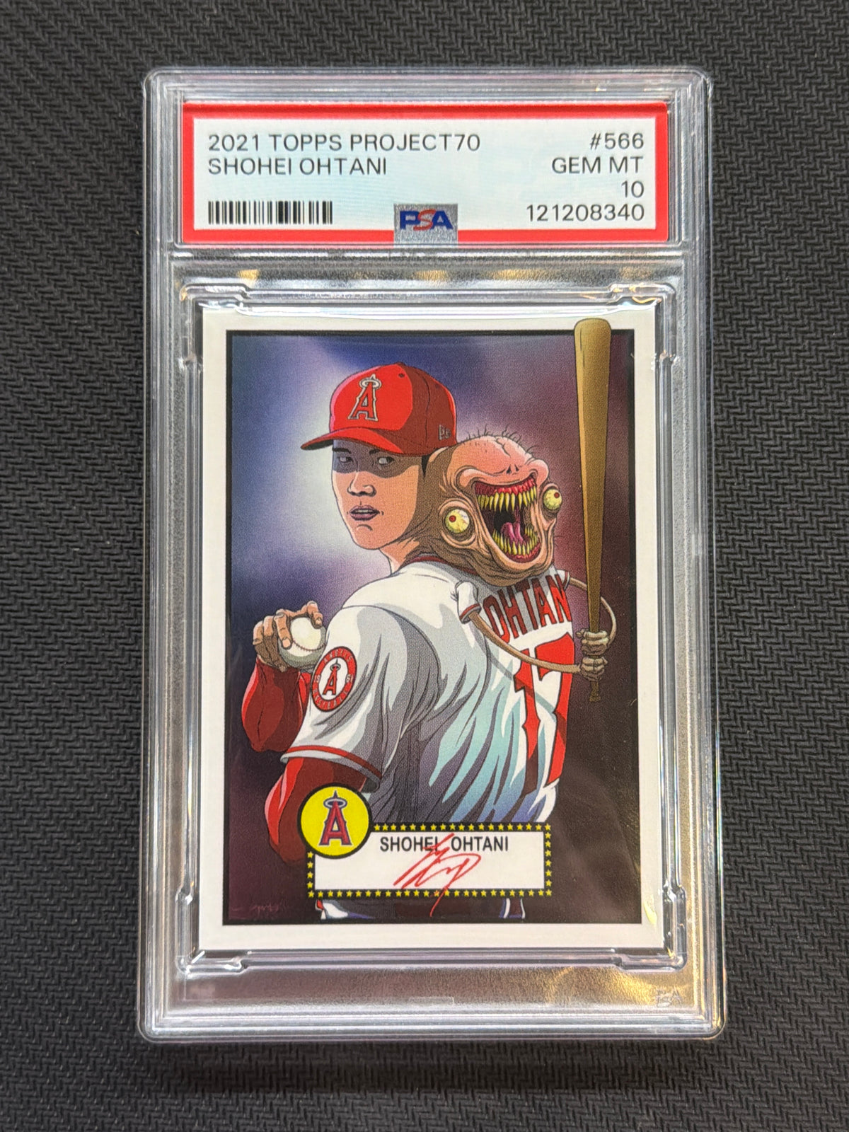 2021 Topps Project70 Shohei Ohtani #566 PSA 10 340