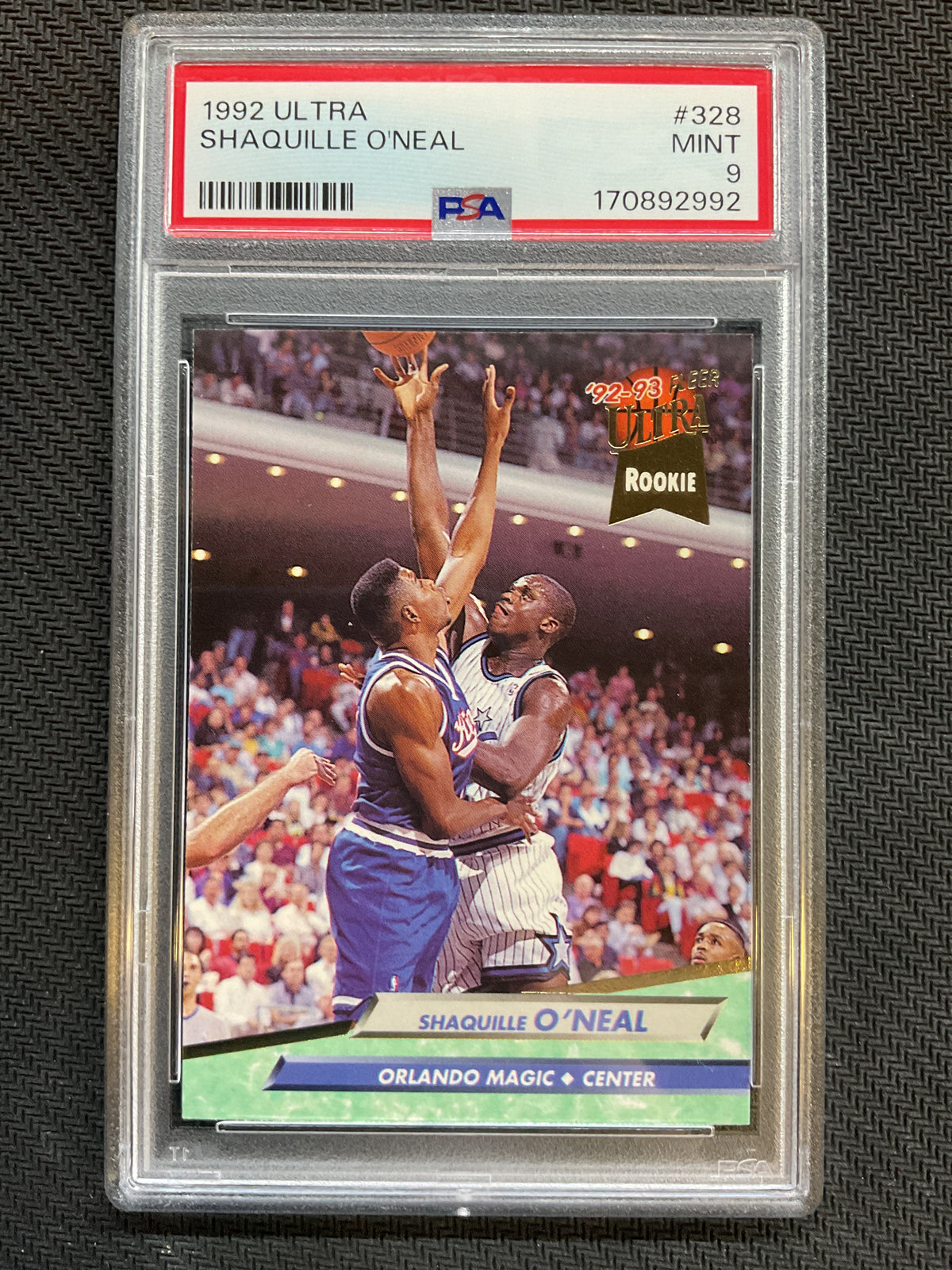 1992 Ultra #328 Shaquille O'neal PSA 9
