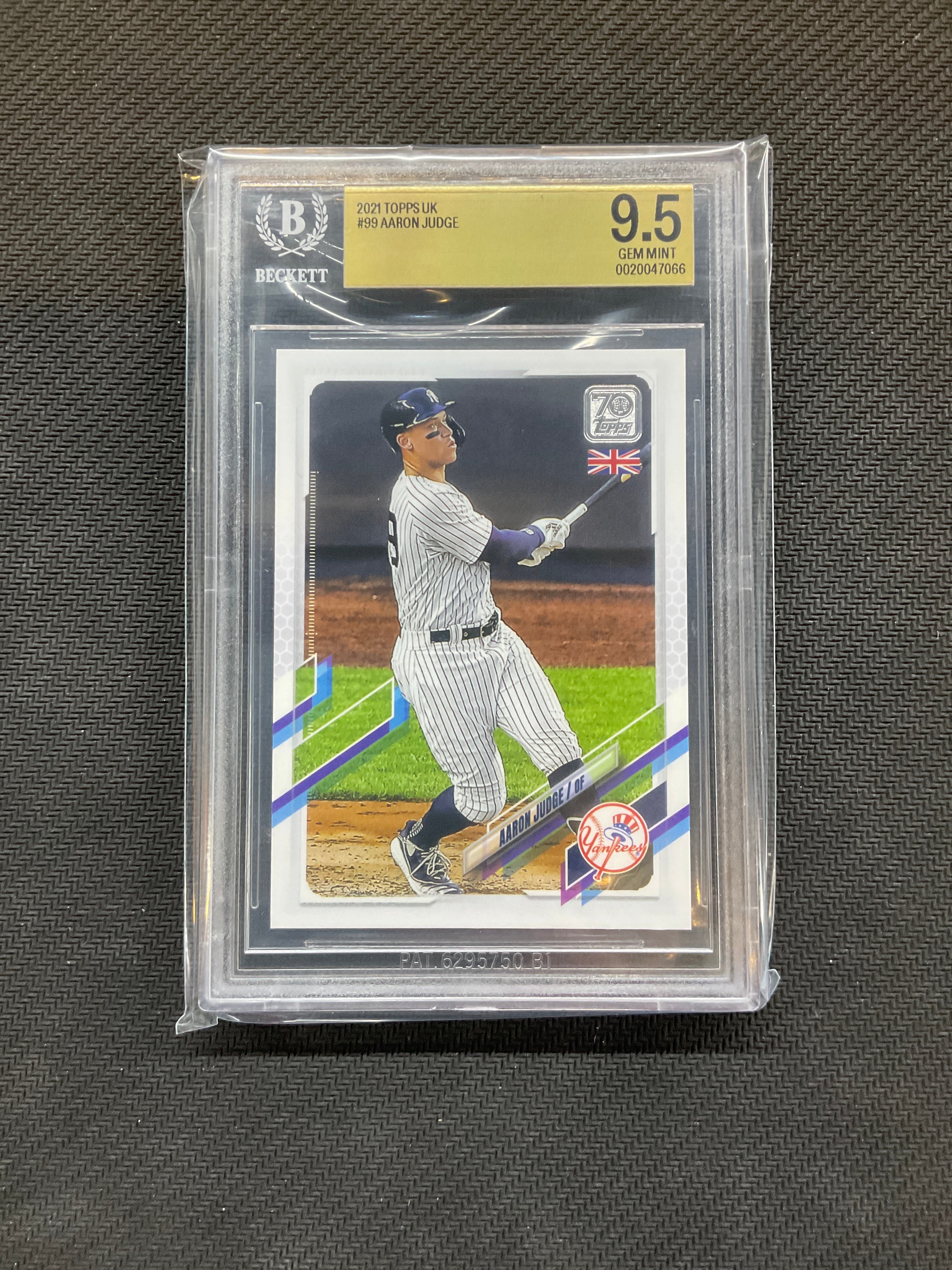 2021 Topps UK Aaron Judge BGS 9.5