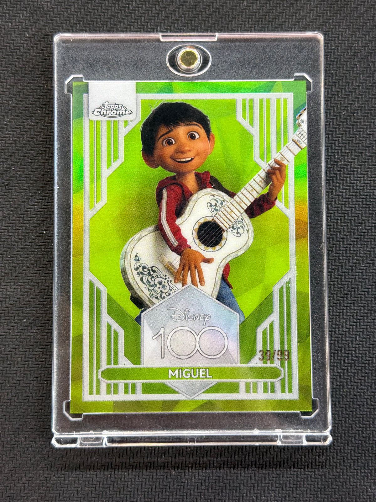 2023 Topps Chrome Disney 100 Miguel Green /99