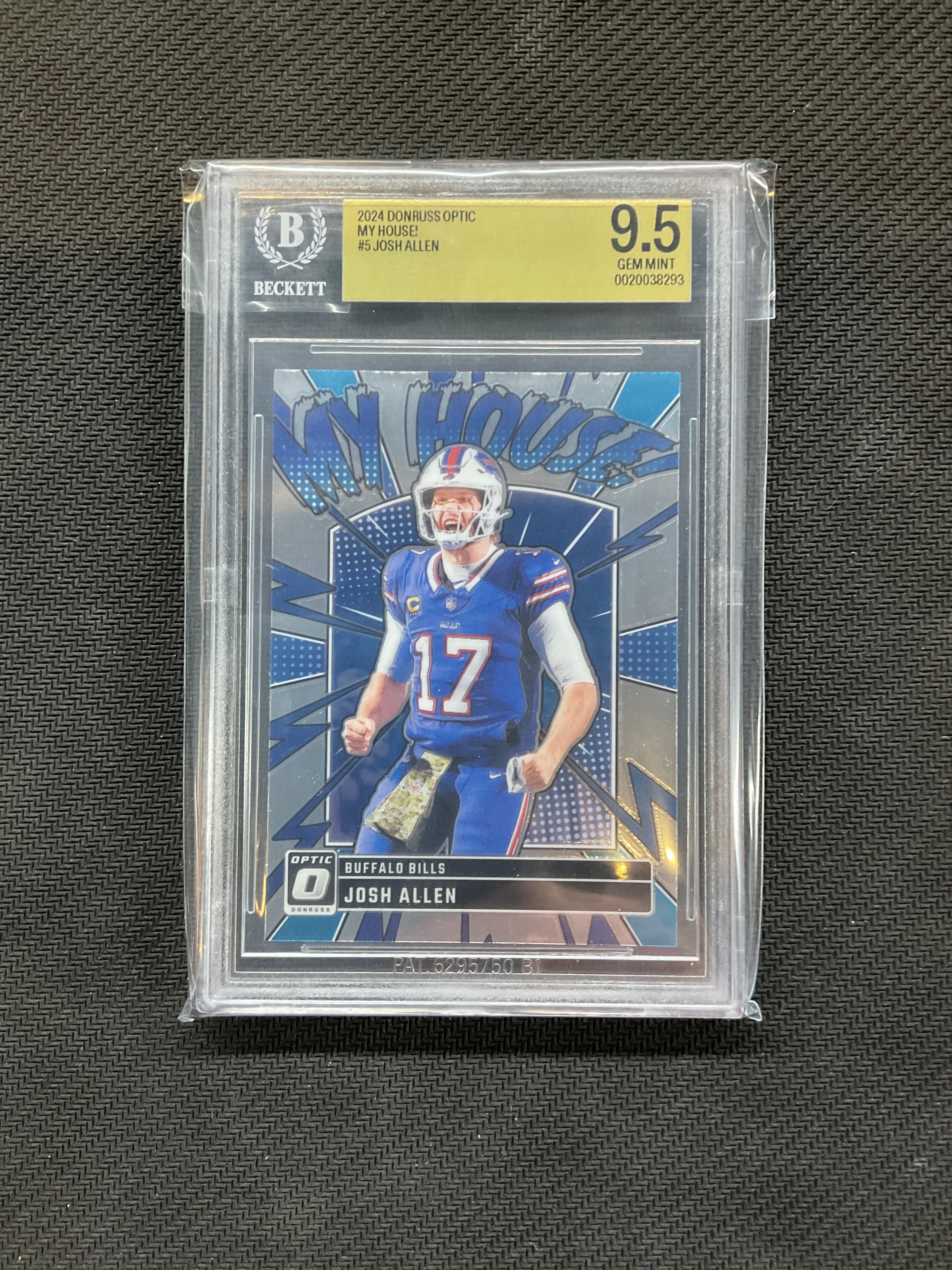 2024 Donruss Optic Josh Allen My House! BGS 9.5