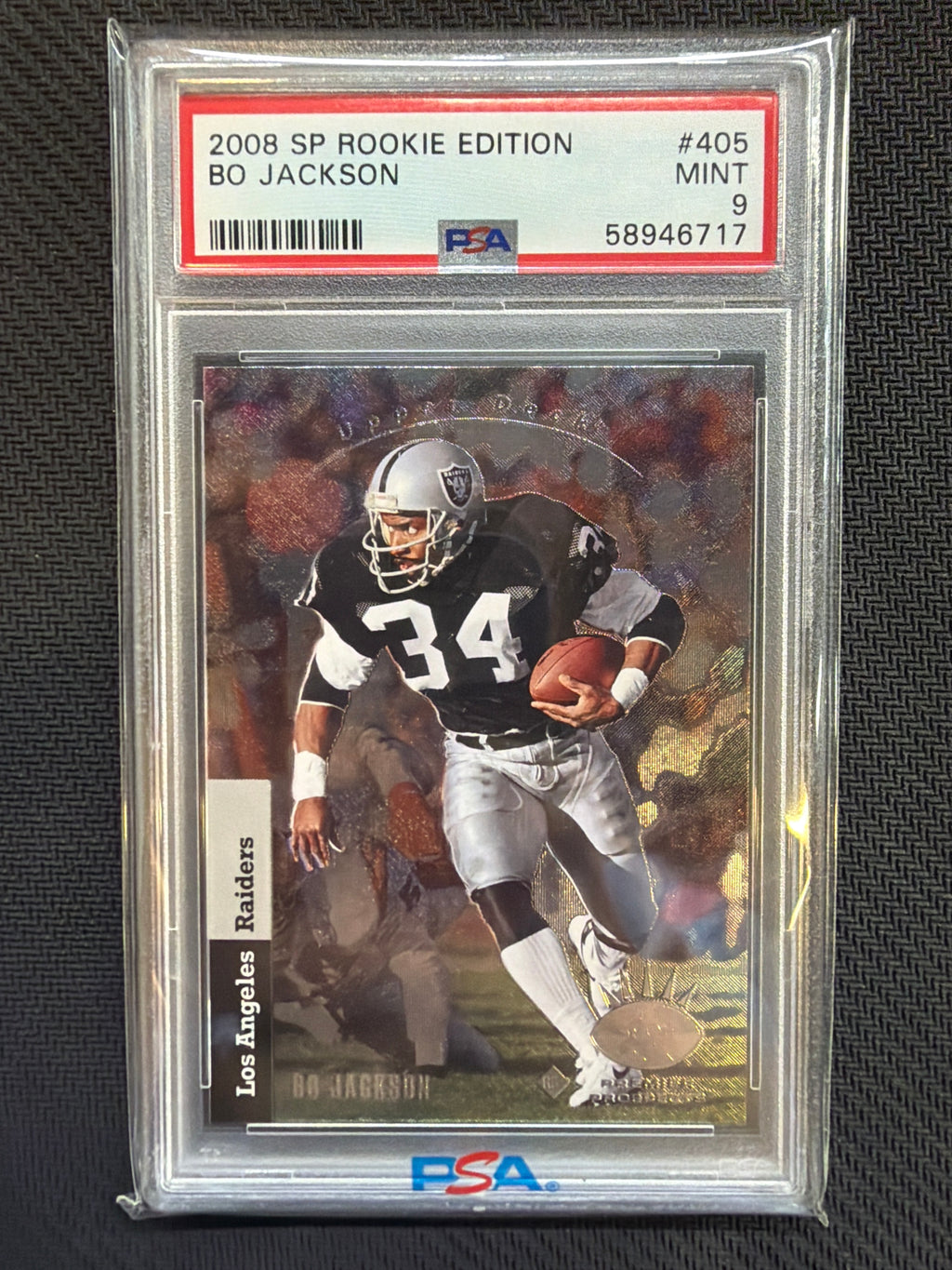 2008 SP Rookie Edition Bo Jackson #405 PSA 9 Raiders Auburn