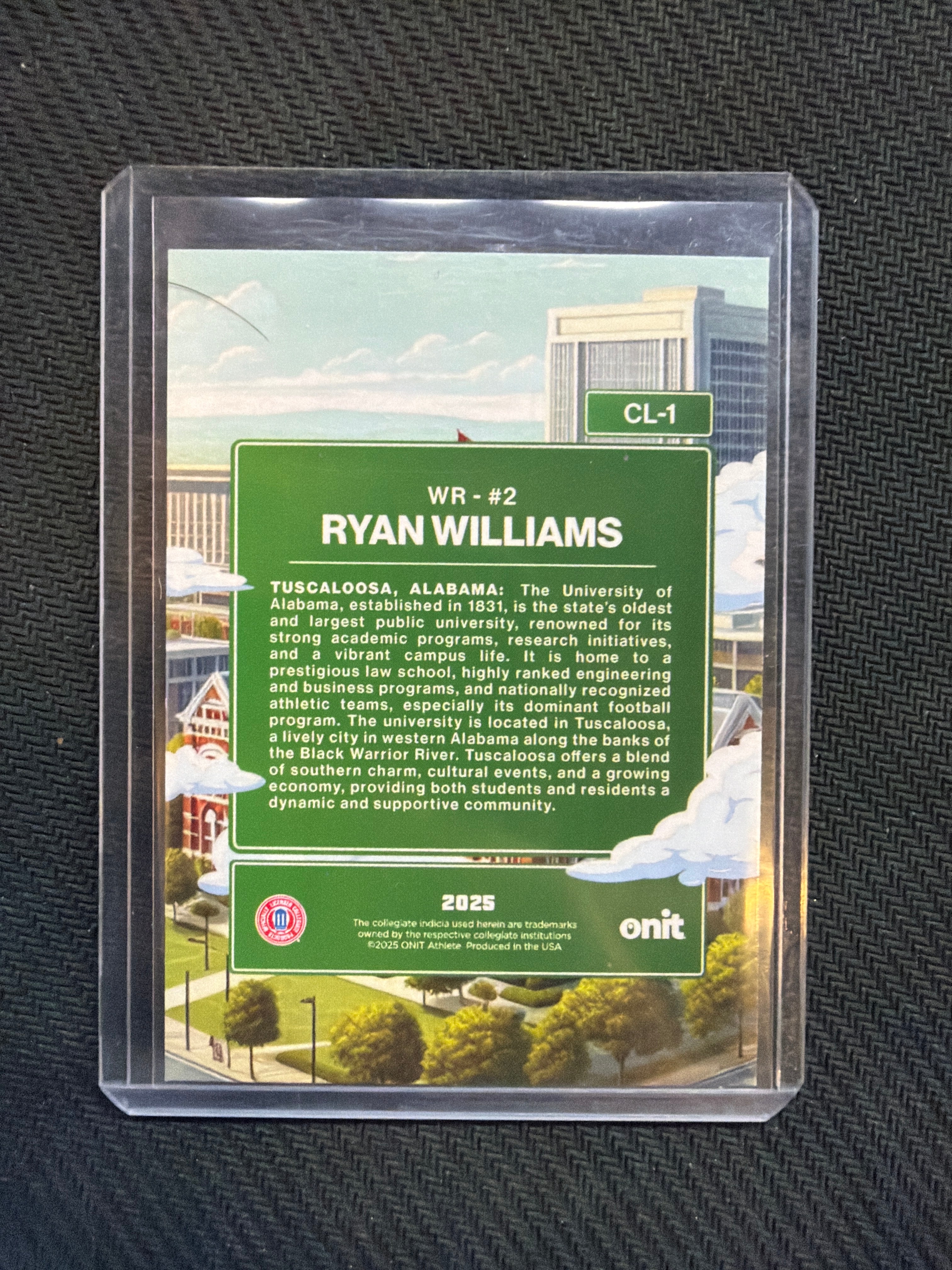 2025 Onit Ryan Williams City Limits Tuscaloosa Alabama 1