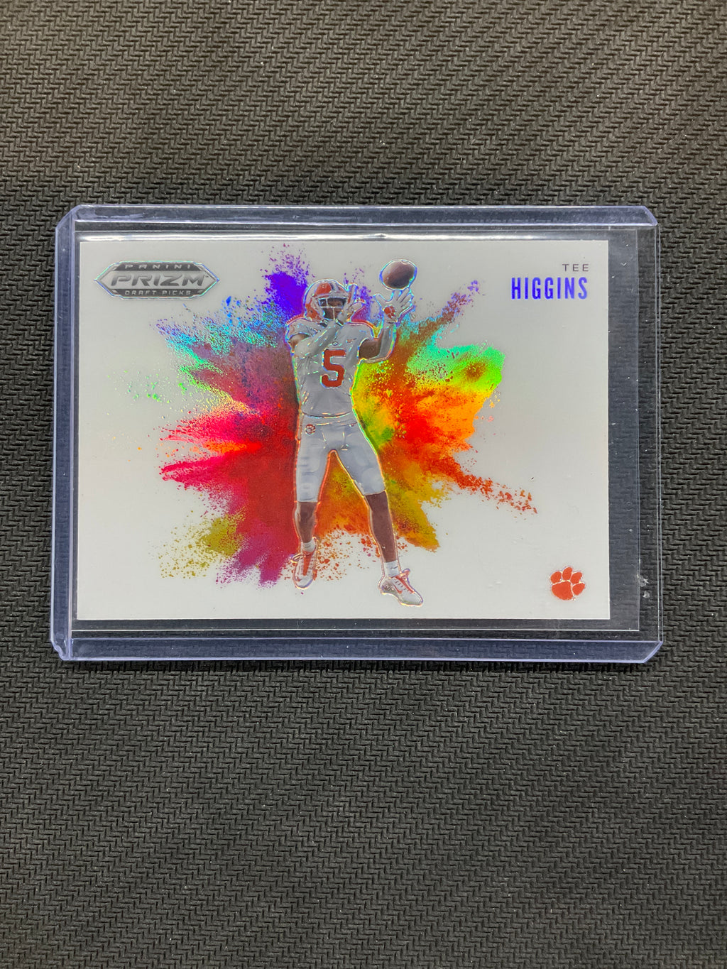 2020 Prizm Draft Tee Higgins Color Blast #7 Clemson