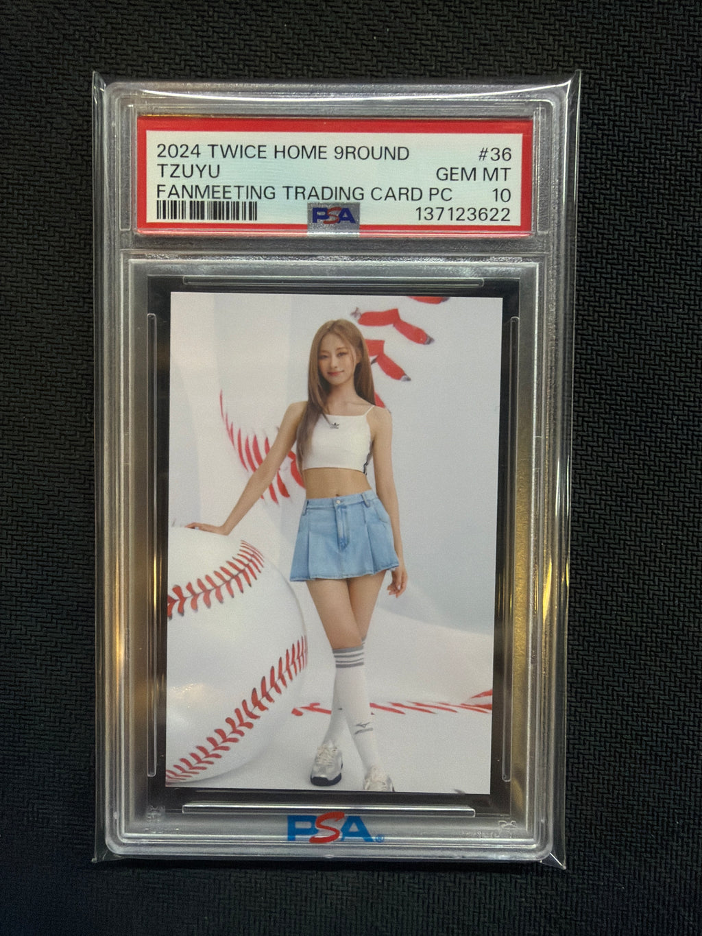 2024 Twice Home 9Round Tzuyu FanMeeting Trading Card PSA 10 622