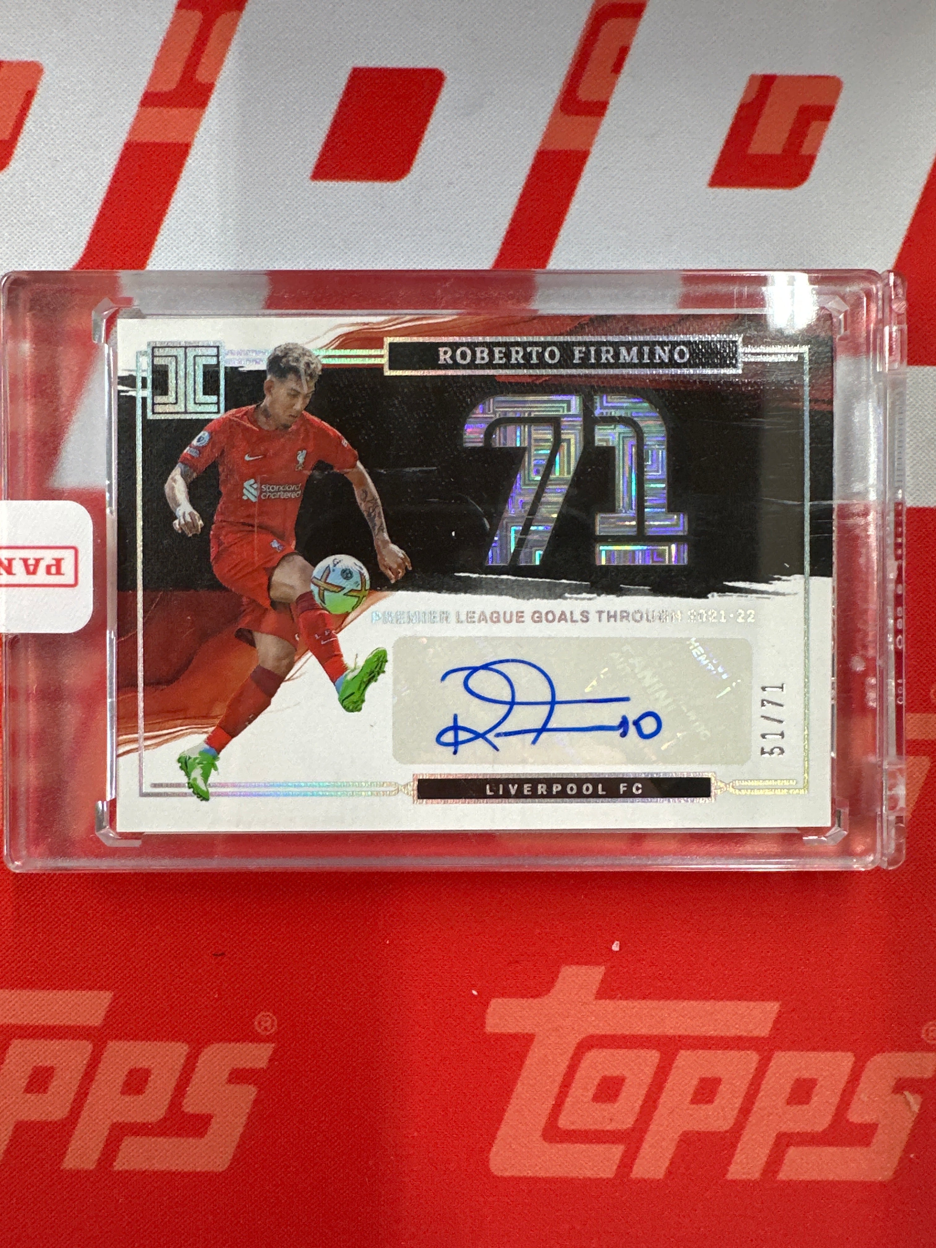 2022-23 Impeccable Roberto Firmino League Goals Auto /71
