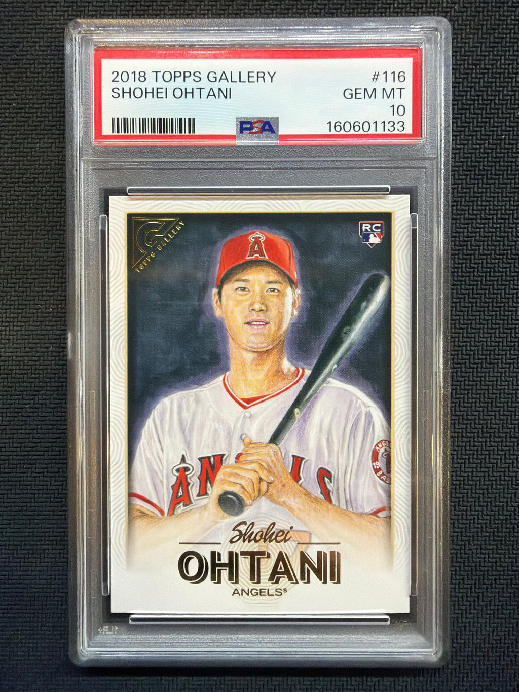 2018 Topps Gallery Shohei Ohtani #116 Rookie PSA 10 Angels