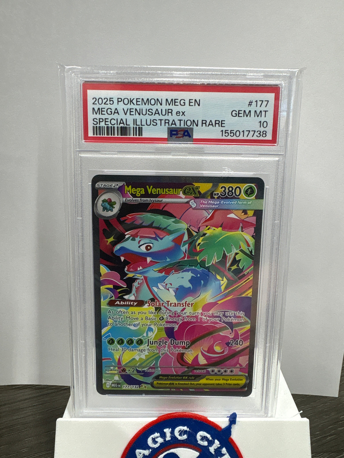 2026 Pokemon Mega Evolutions Mega Venusaur ex 177 PSA 10 738
