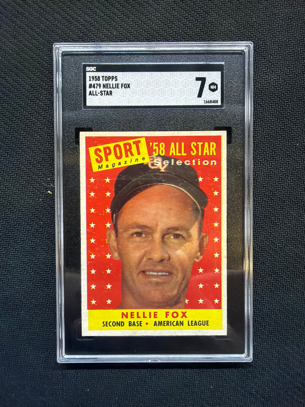 1958 Topps Nellie Fox All-Star SGC 7