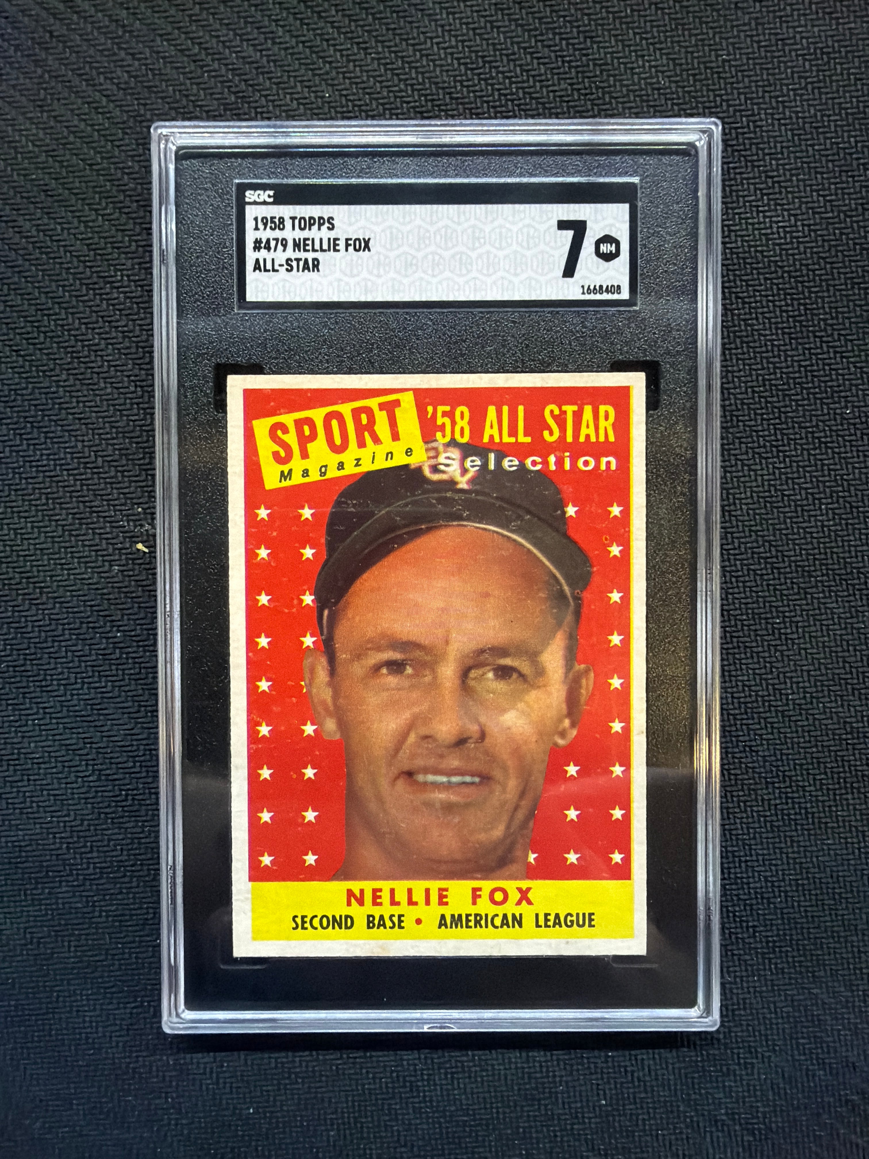 1958 Topps Nellie Fox All-Star SGC 7