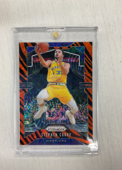 2019 Prizm Stephen Curry Tiger Stripe