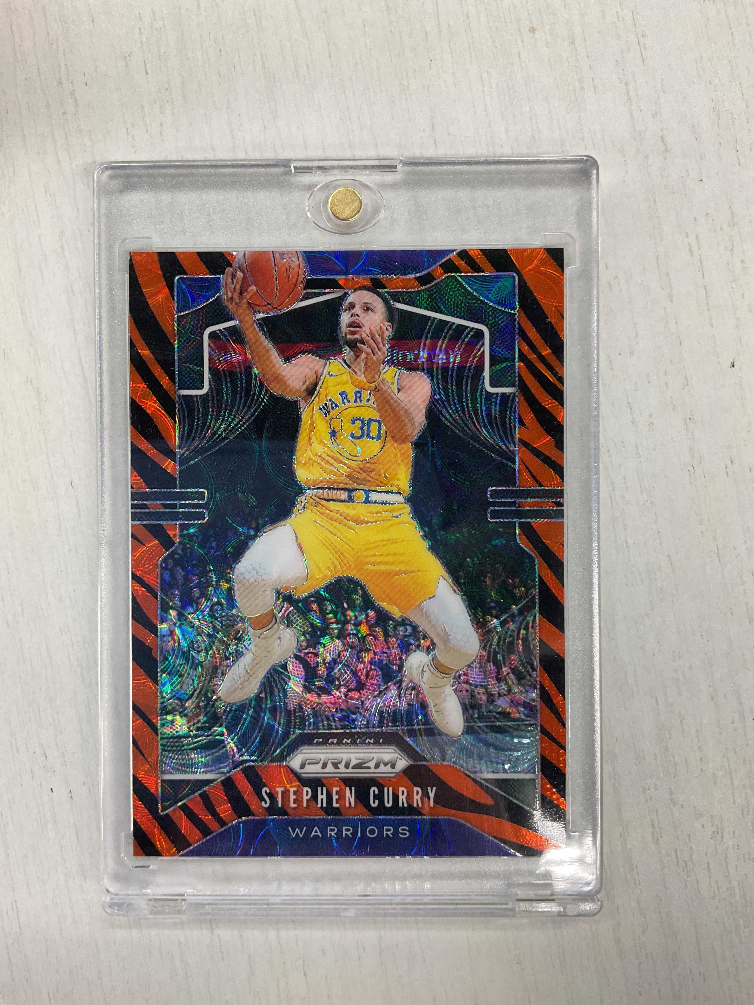 2019 Prizm Stephen Curry Tiger Stripe