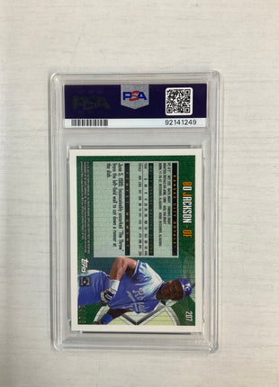 2022 Finest Flashbacks Bo Jackson Black Refractor /25 PSA 9