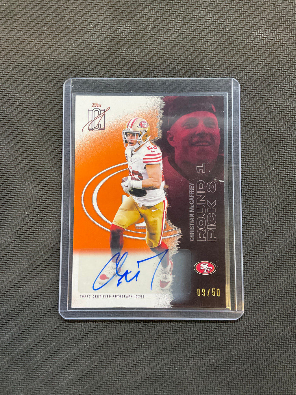 2025 Topps Signature Christian Mccaffrey Auto /50 49ers