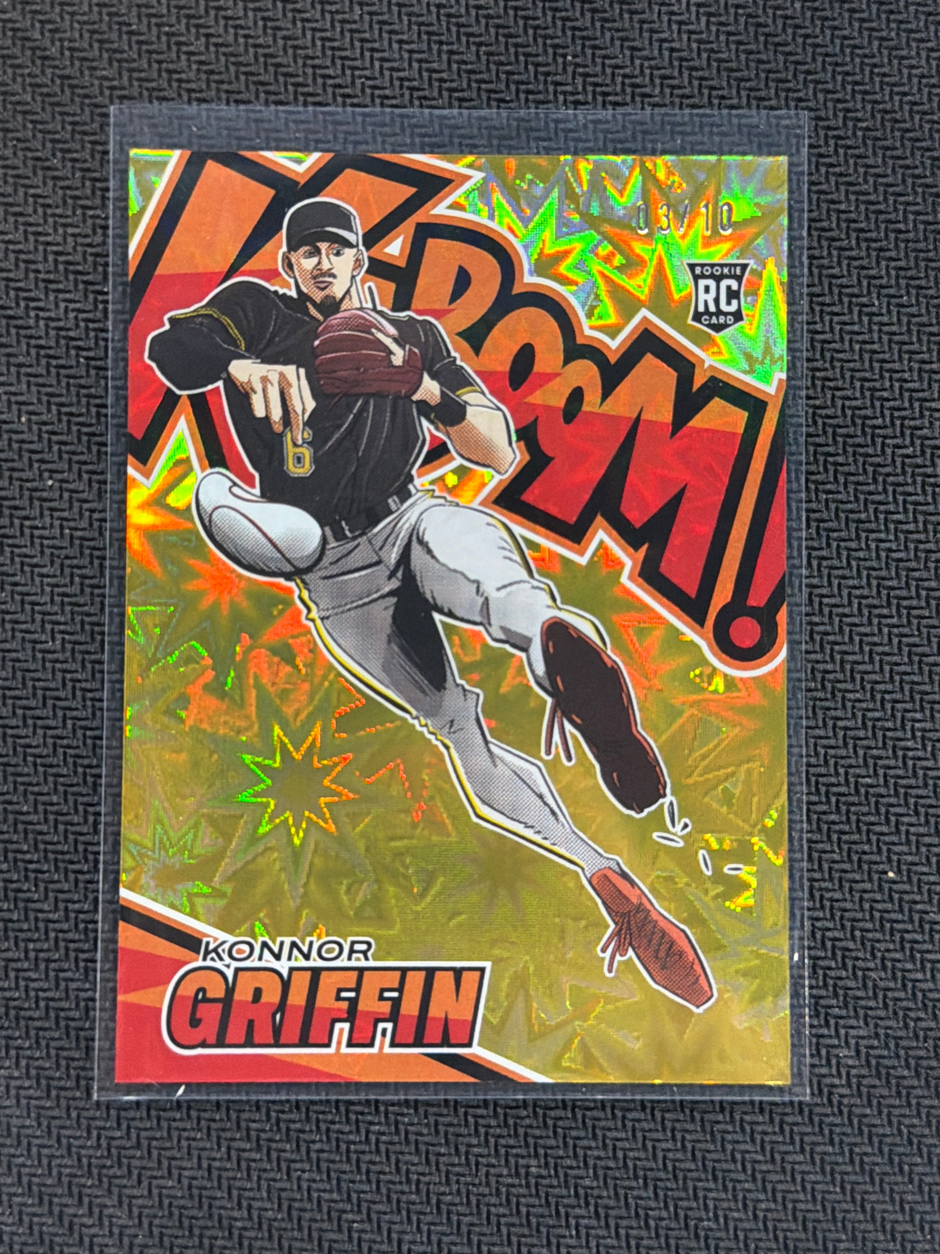 2026 Panini Donruss Elite Konnor Griffin Kaboom! Rookie Gold /10