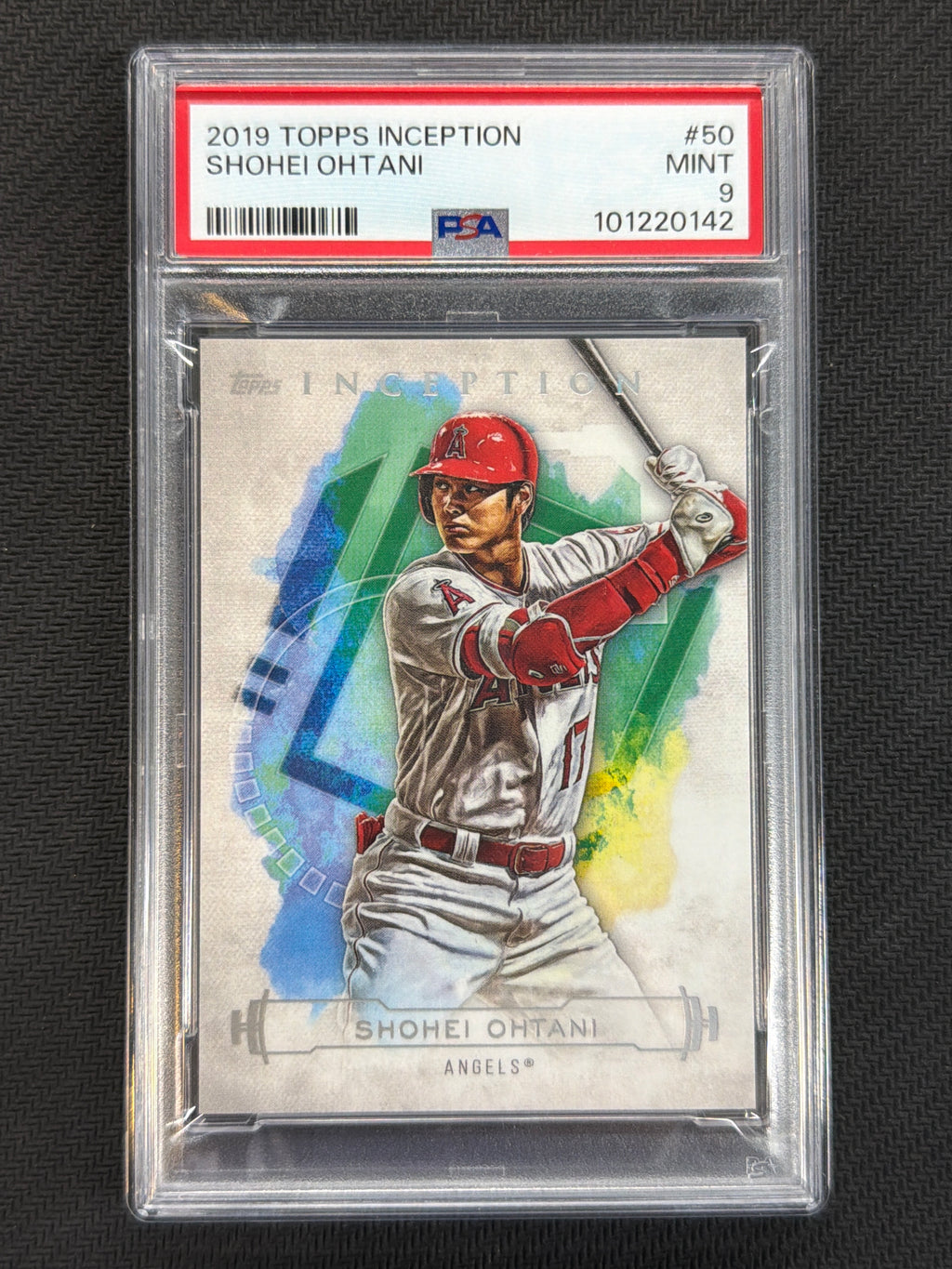 2019 Topps Inception Shohei Ohtani #50 PSA 9 Angels