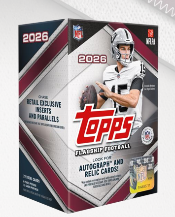2026 Topps NFL Football Flagship Value Blaster Box
