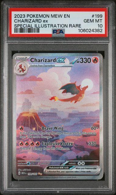 2023 Pokemon 151 Charizard ex 199 PSA 10