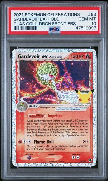 2021 Pokemon Celebrations Gardevoir EX Holo 93 PSA 10