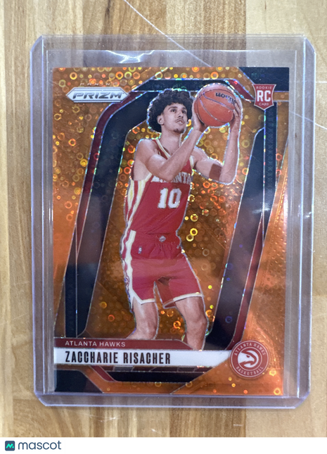 2025 Prizm Zaccharie Risacher /125 Rookie Orange