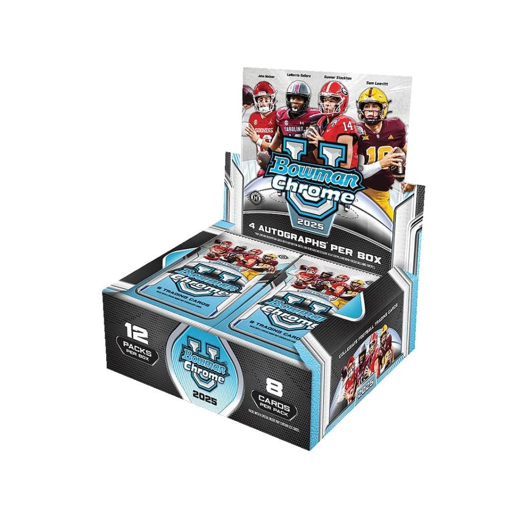 2025 Bowman Chrome University Football Jumbo Box