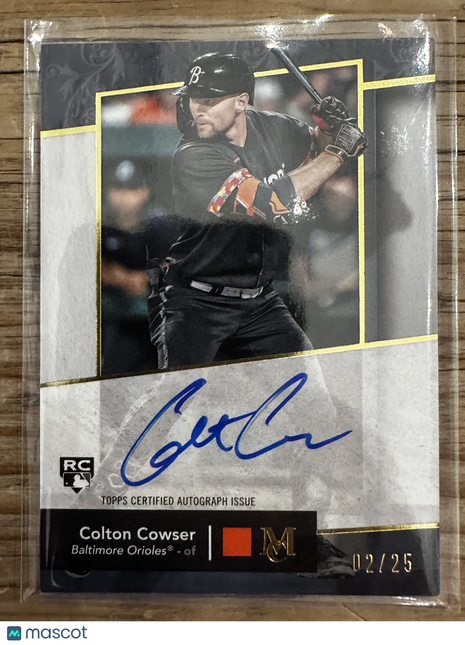 2024 Topps Museum Colton Cowser Auto /25