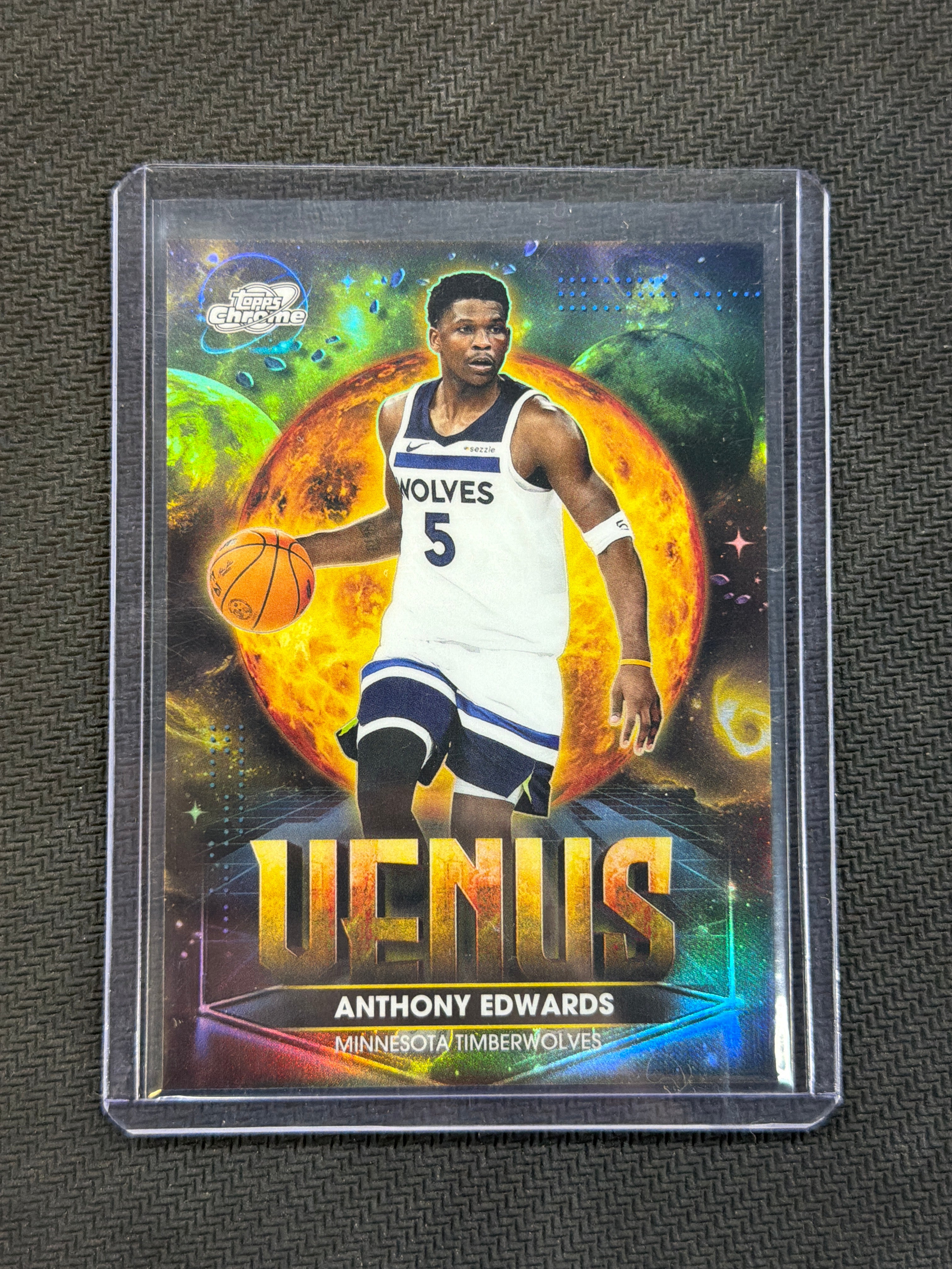 2025-26 Topps Chorme Cosmic Anthony Edwards Planet Venus Case Hit Timberwolves