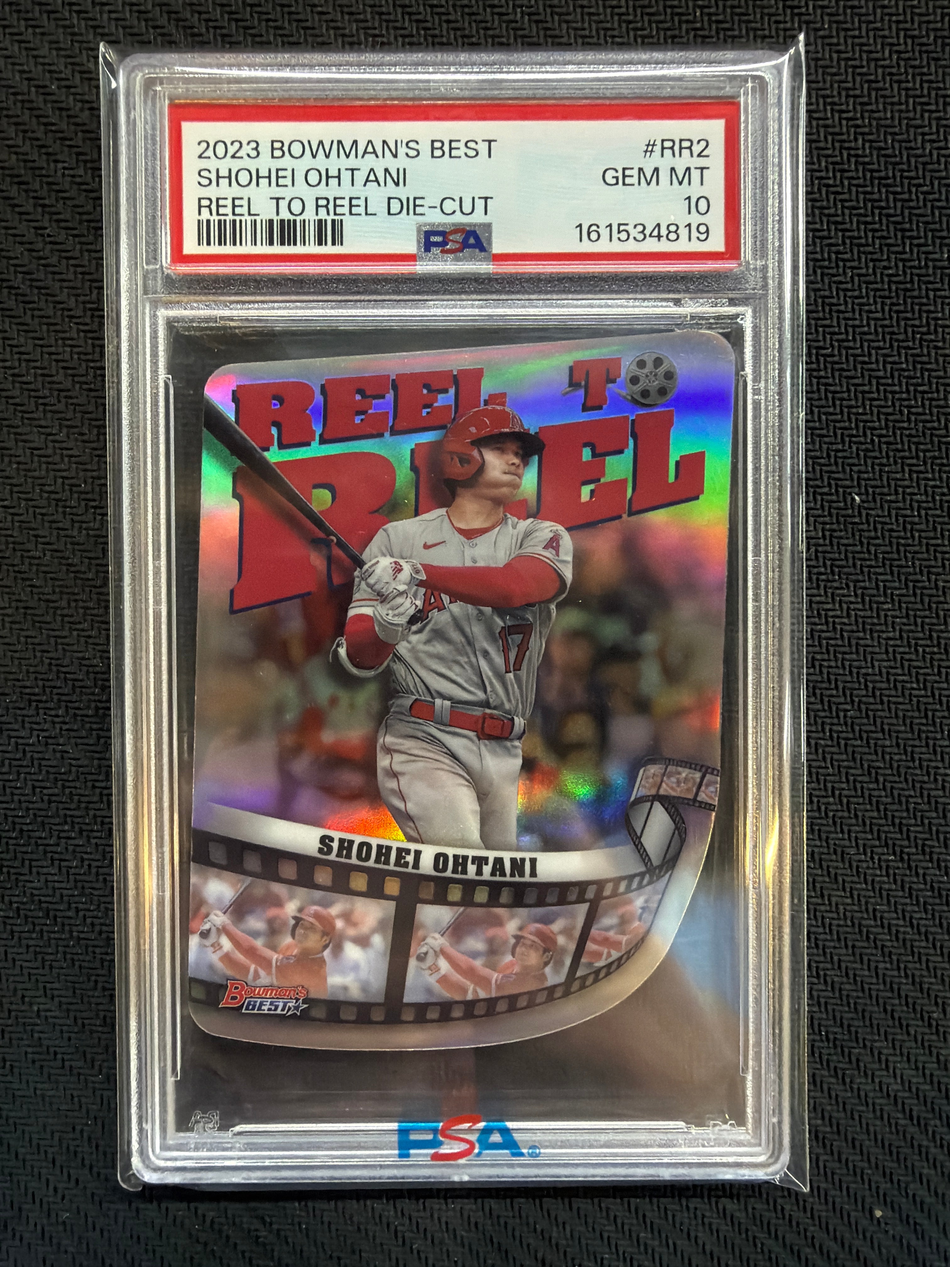 2023 Bowman's Best Shohei Ohtani Reel To Reel Die Cut #RR2 PSA 10 Angels