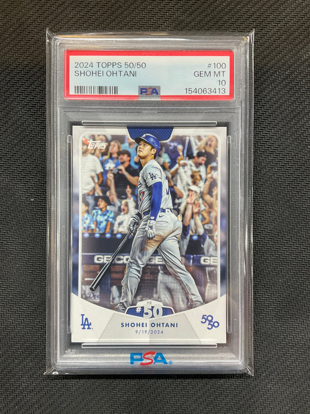 2024 Topps 50/50 Shohei Ohtani #100 PSA 10 413