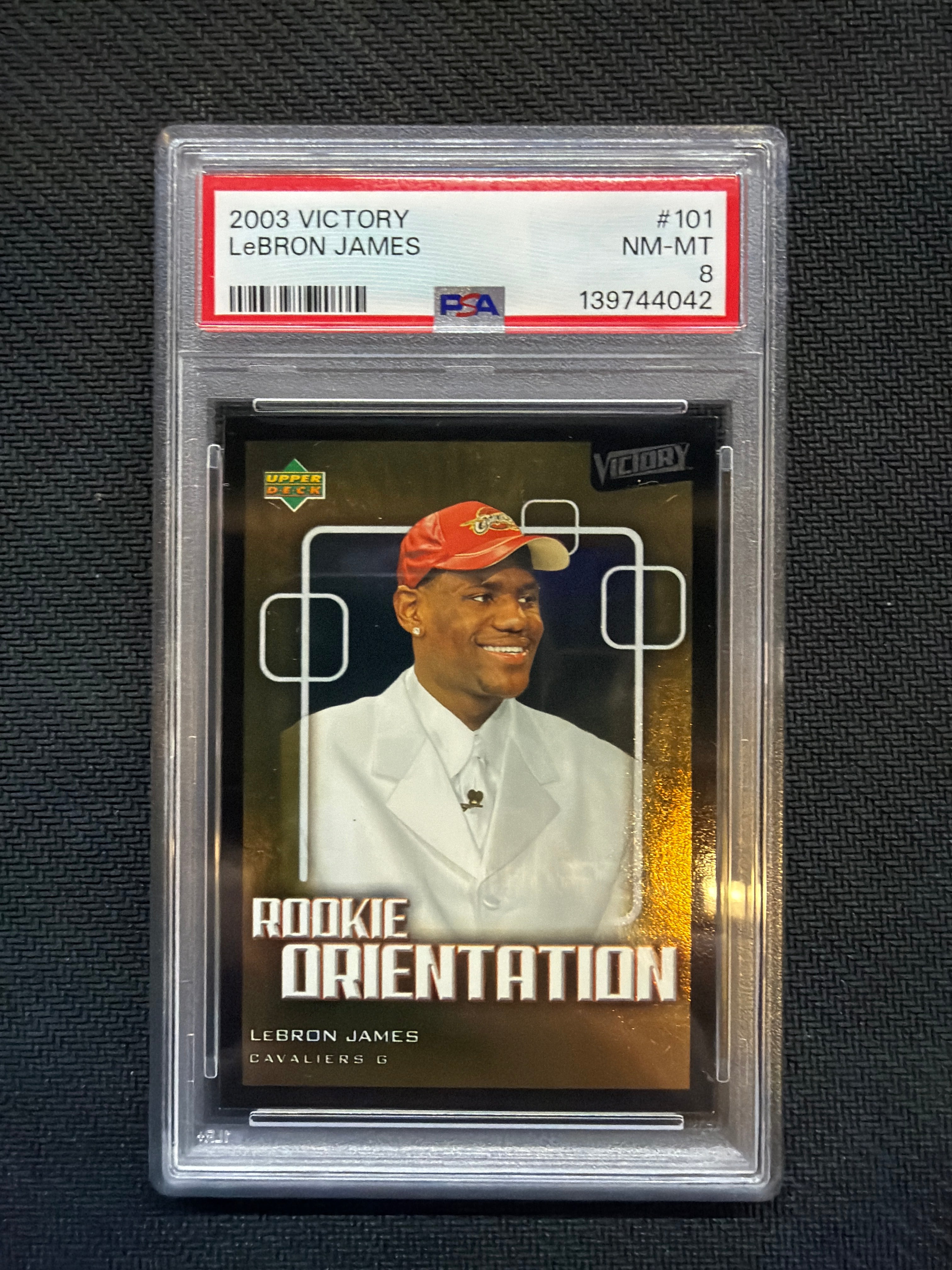 2003 Upper Deck Victory LeBron James #101 PSA 9