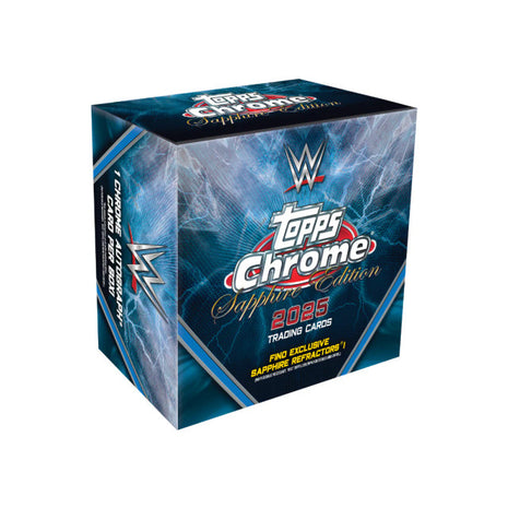 2025 Topps WWE Wrestling Chrome Sapphire Edition Box