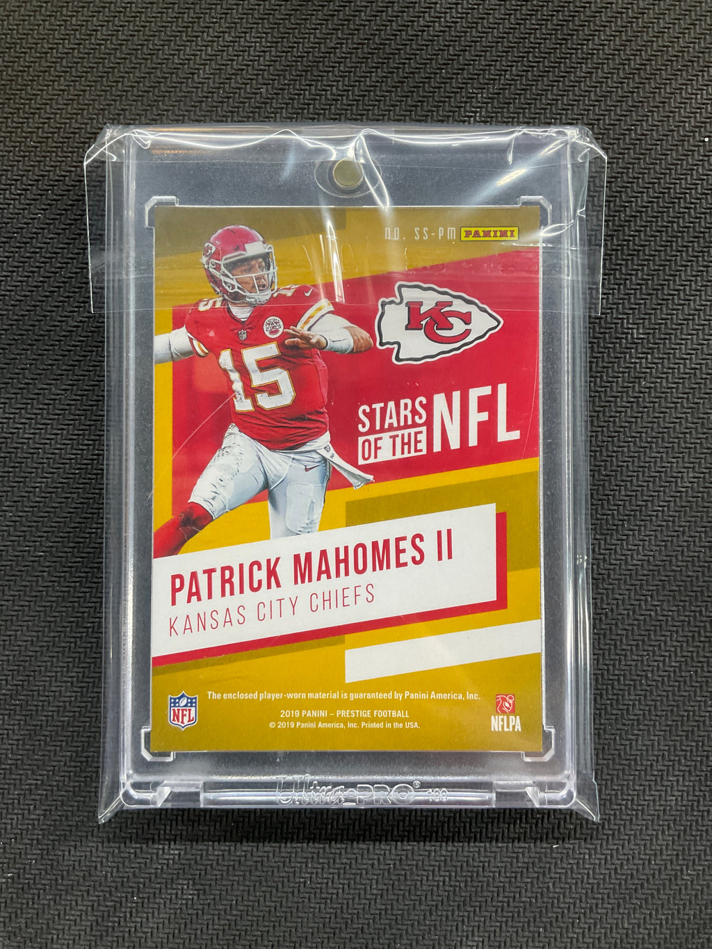 2019 Prestige Patrick Mahomes II Patch Cheifs