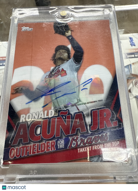 2020 Topps Ronald Acuna Take It From The Top Auto /10