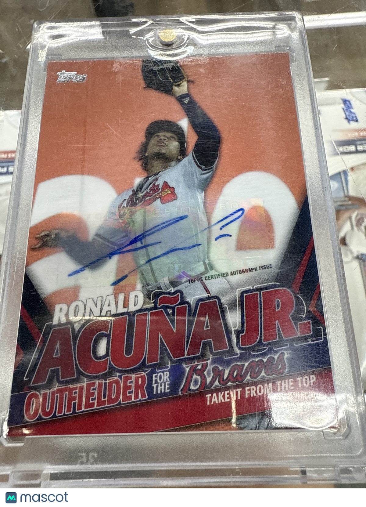 2020 Topps Ronald Acuna Take It From The Top Auto /10