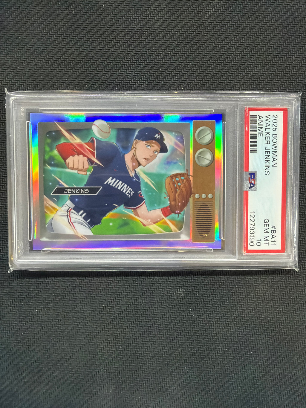 2025 Bowman Walker Jenkins Anime PSA 10