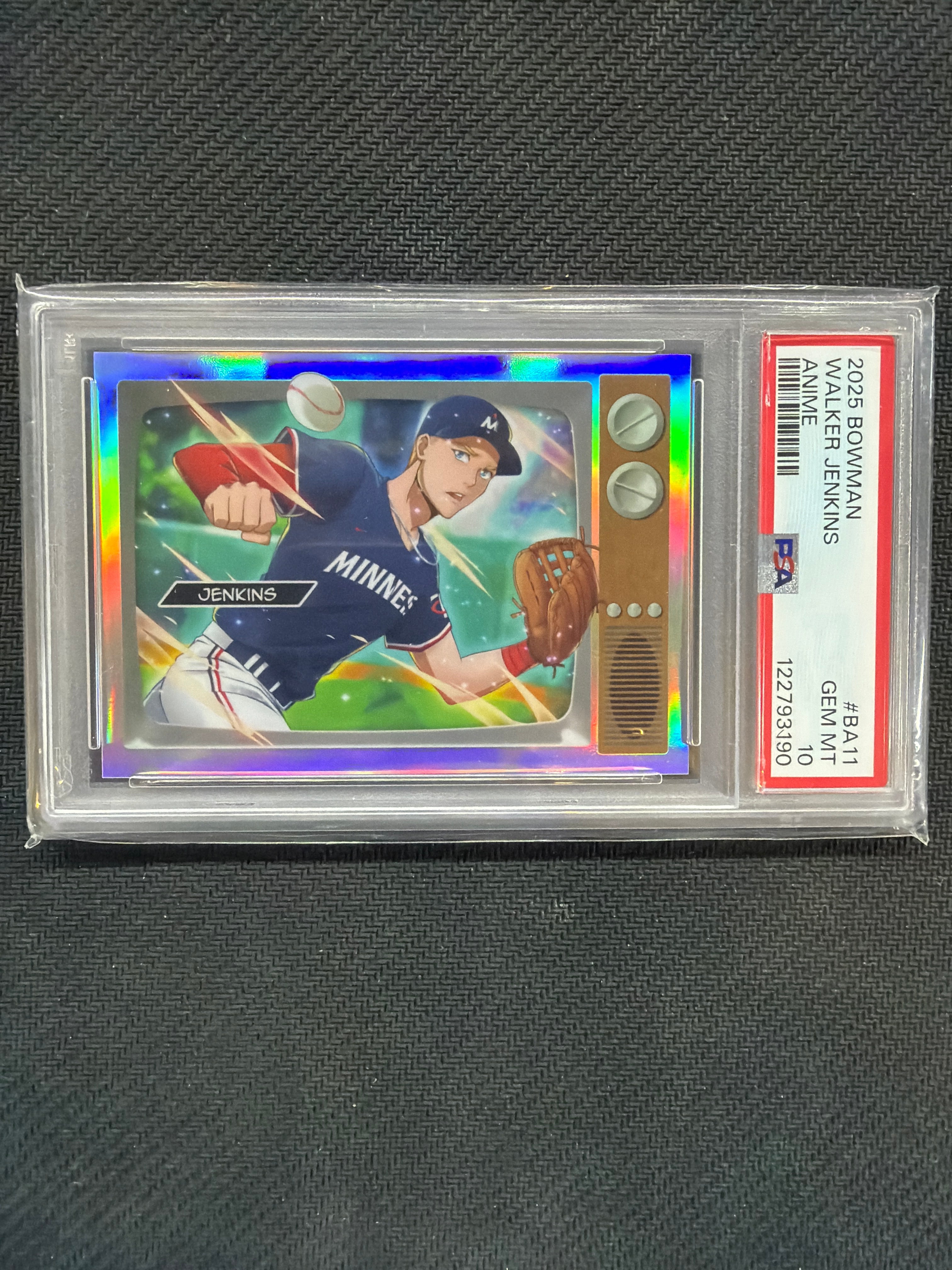 2025 Bowman Walker Jenkins Anime PSA 10