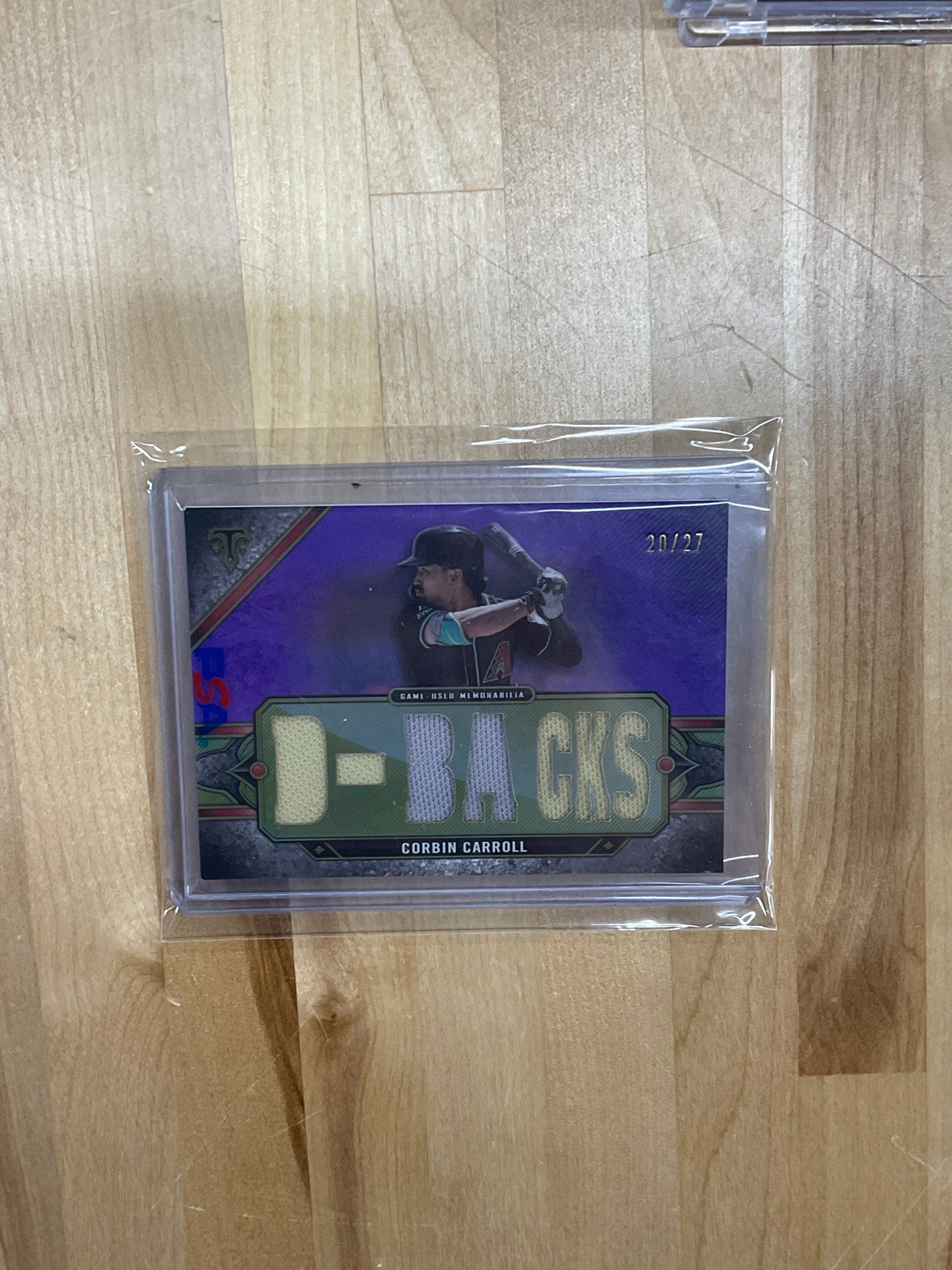 2024 Topps Triple Threads Corbin Carroll Patch /27 DiamondBacks