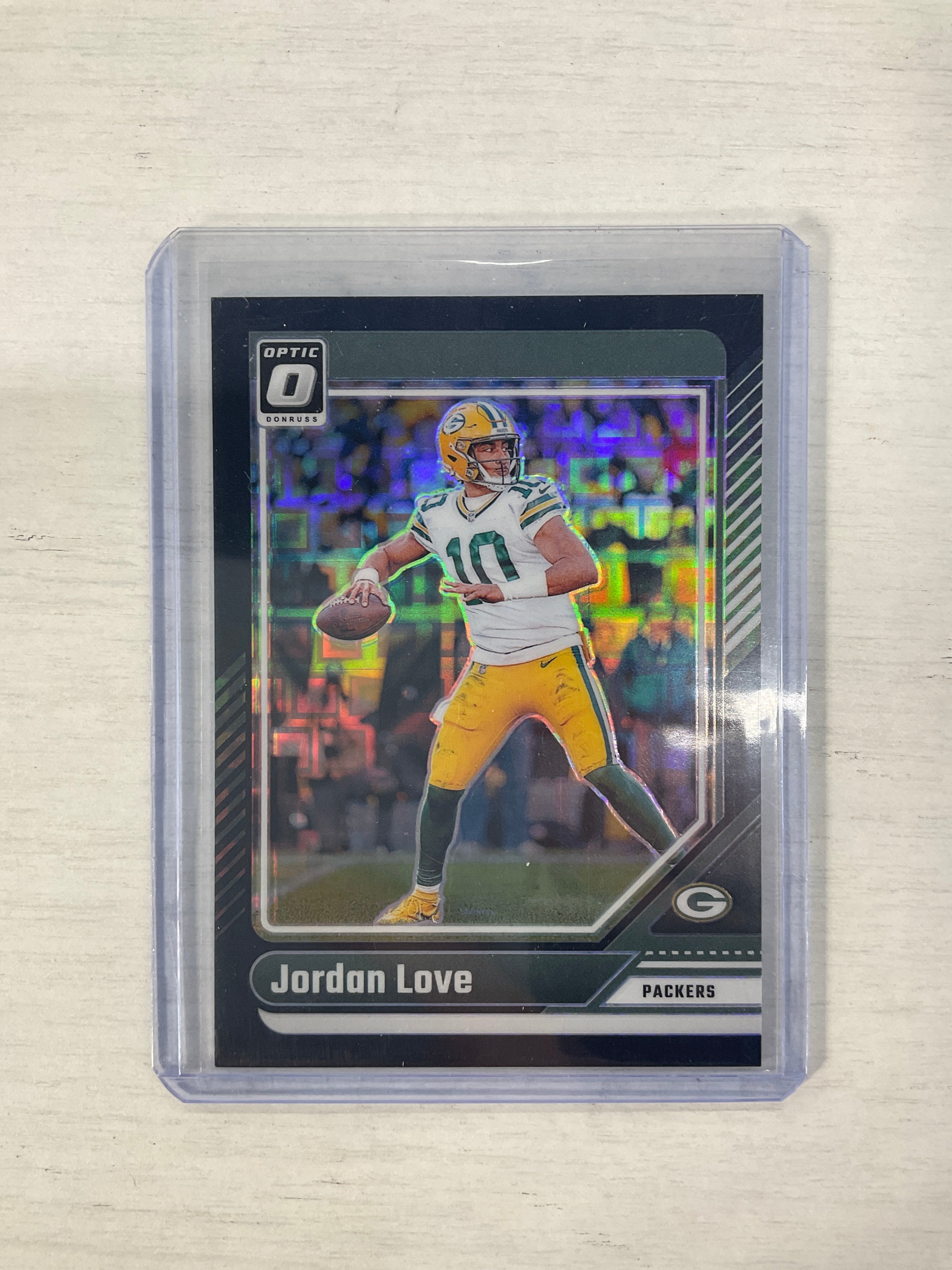2024 Donruss Optic Jordan Love Black Pandora /25 Packers