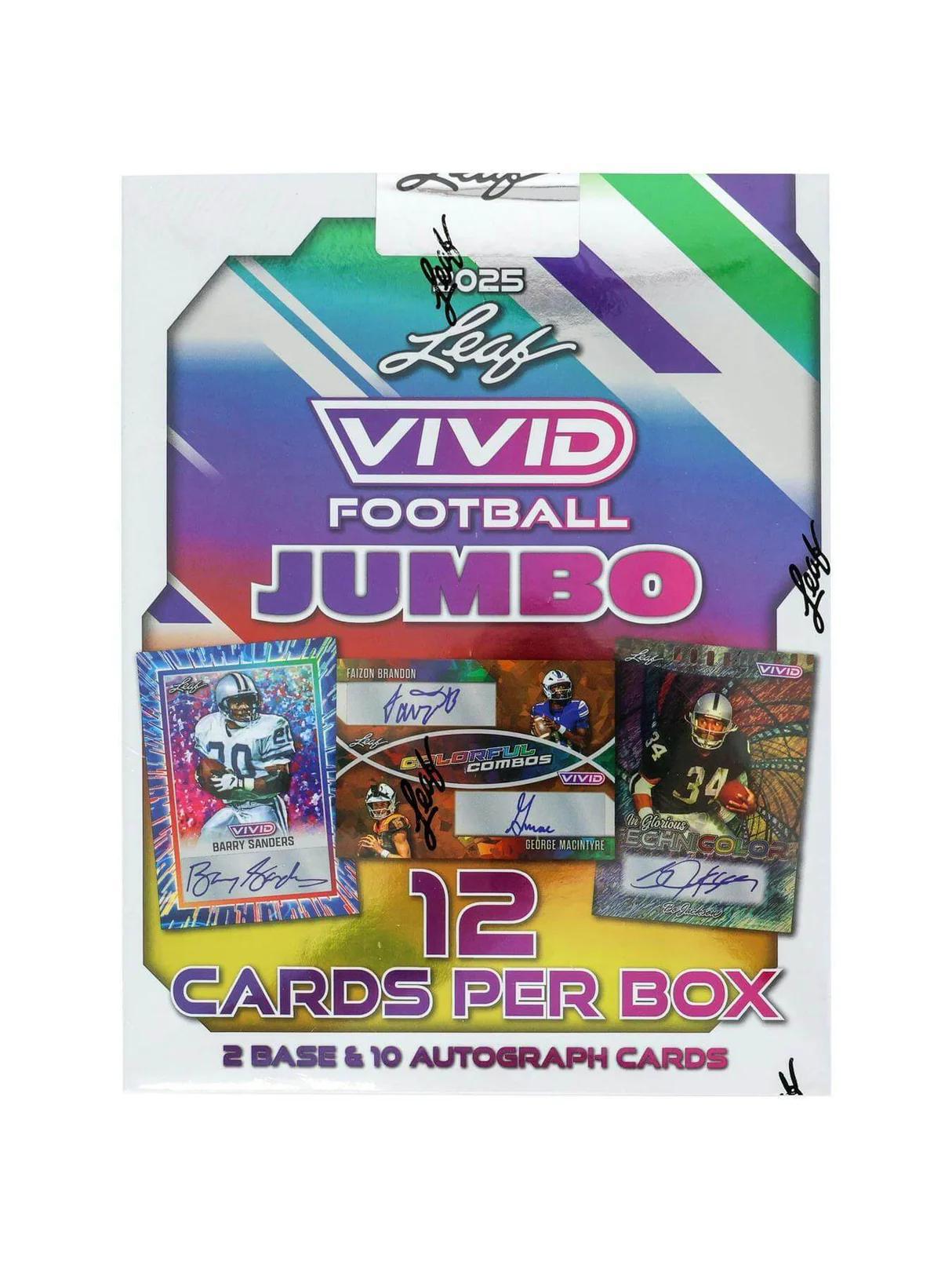 2025 Leaf Vivid Football Jumbo