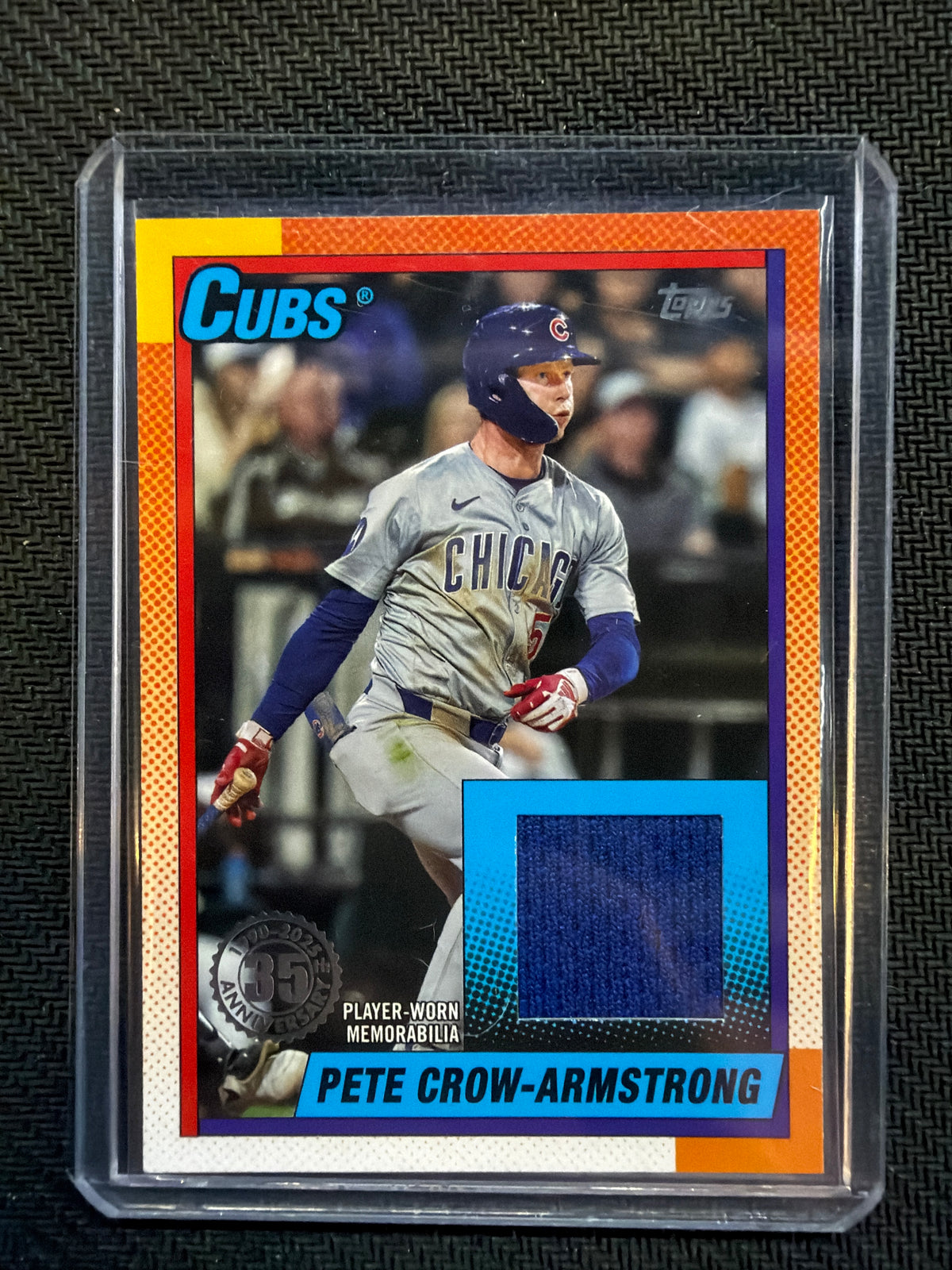 2025 Topps Pete Crow-Armstrong Rookie Patch 1990 Relic Cubs
