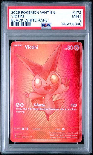 2025 Pokemon White Flare Victini 172 PSA 9