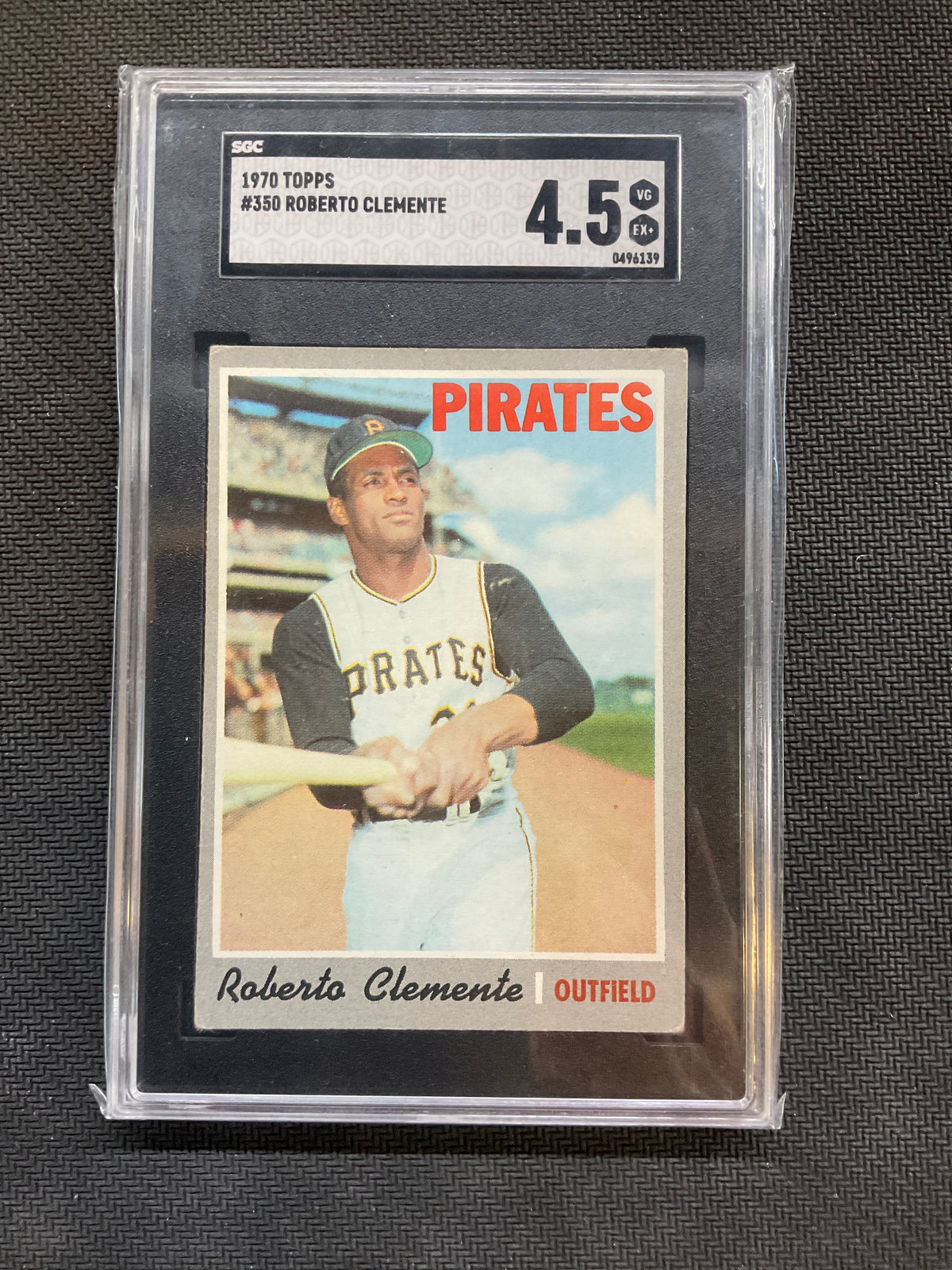 1970 Topps #350 Roberto Clemente SGC 4.5 Pirates