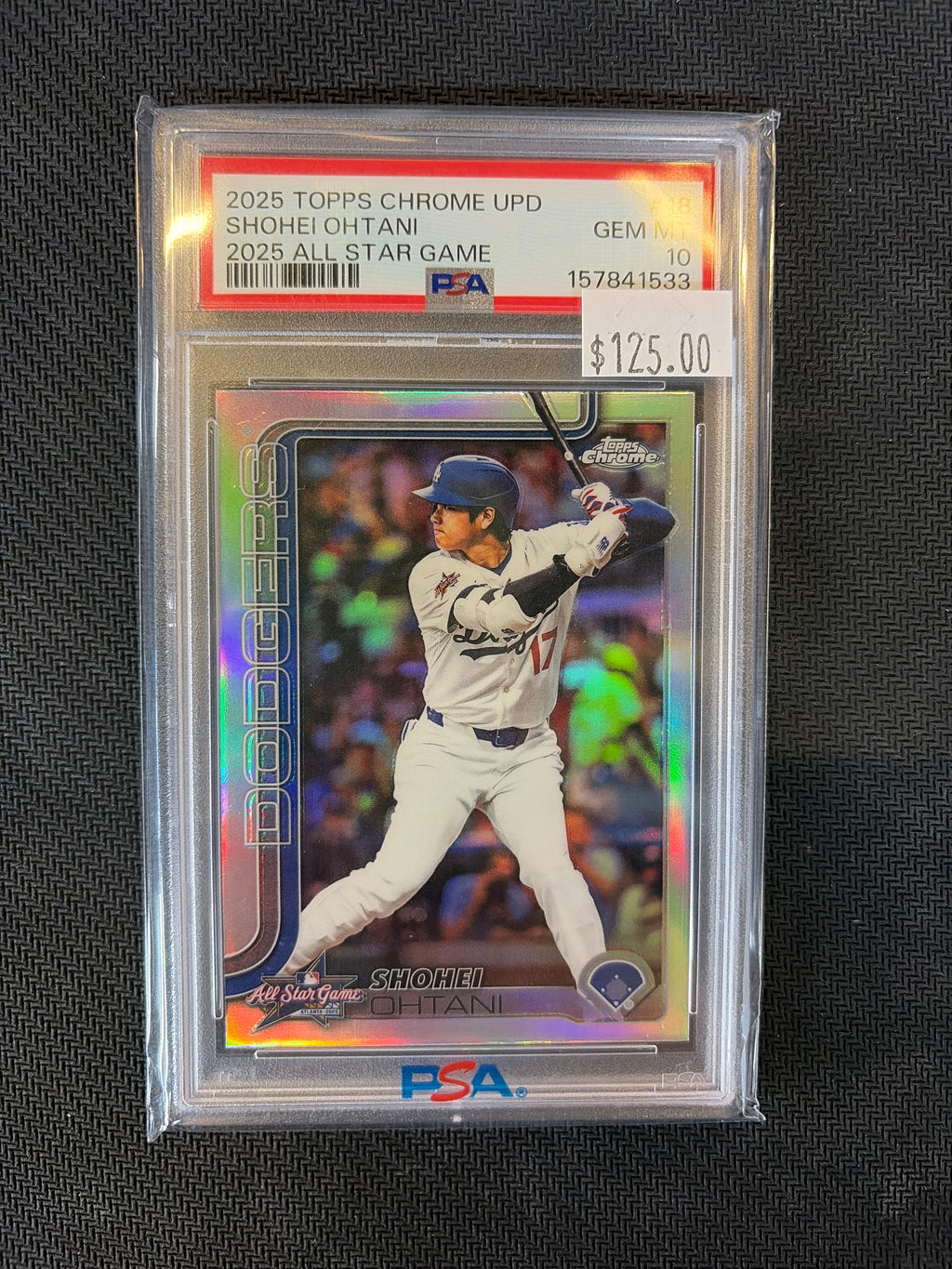 2025 Topps Chrome Update Shohei Ohtani All-Star Game Refractor PSA 10 533