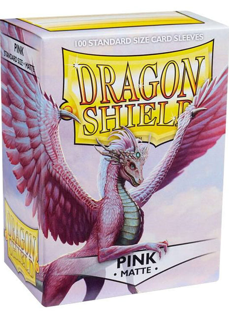 Dragon Shield Matte Sleeves - Pink (100-Pack) - Dragon Shield Card Sleeves