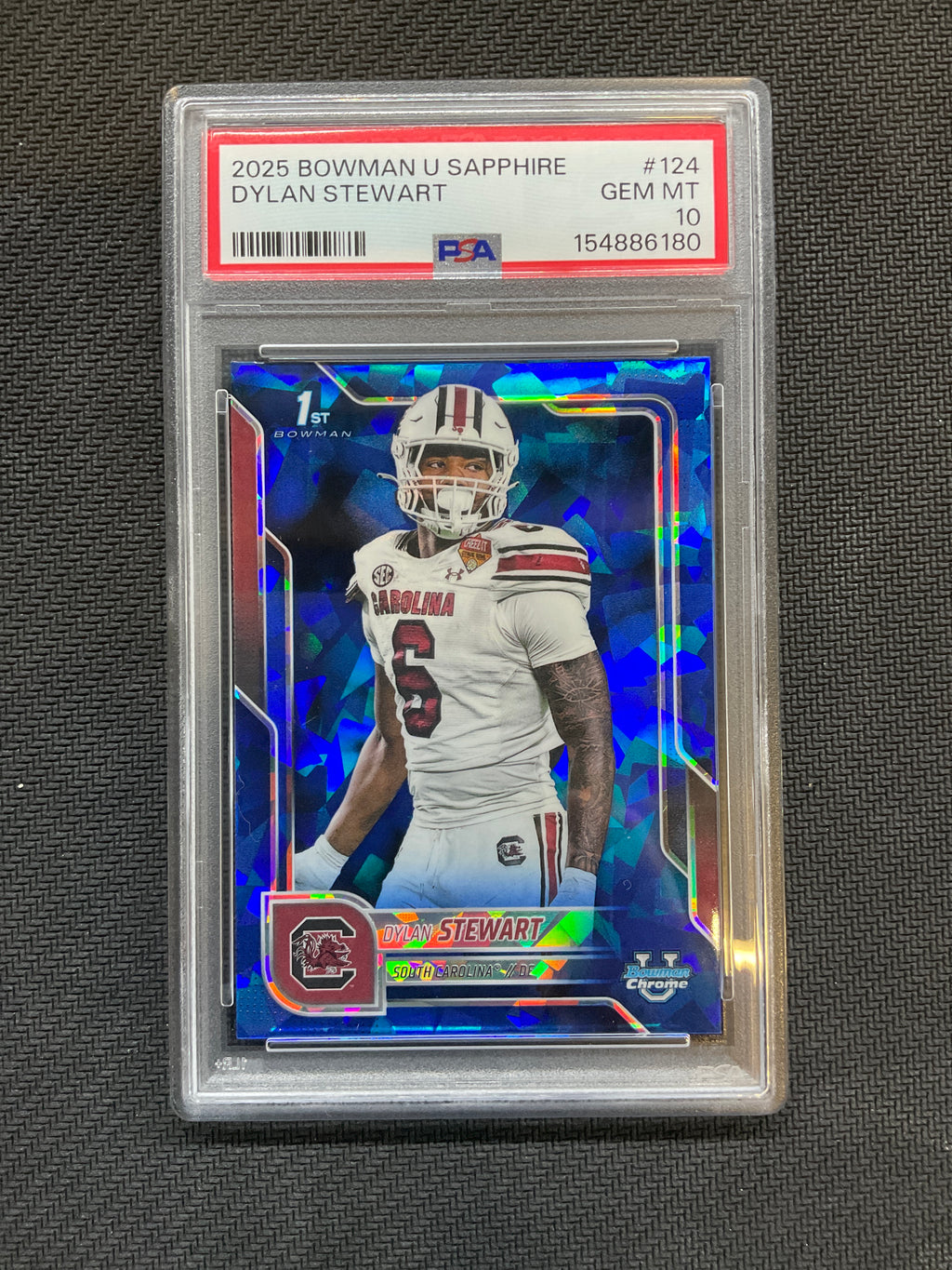 2025 Bowman U Sapphire Dylan Stewart PSA 10