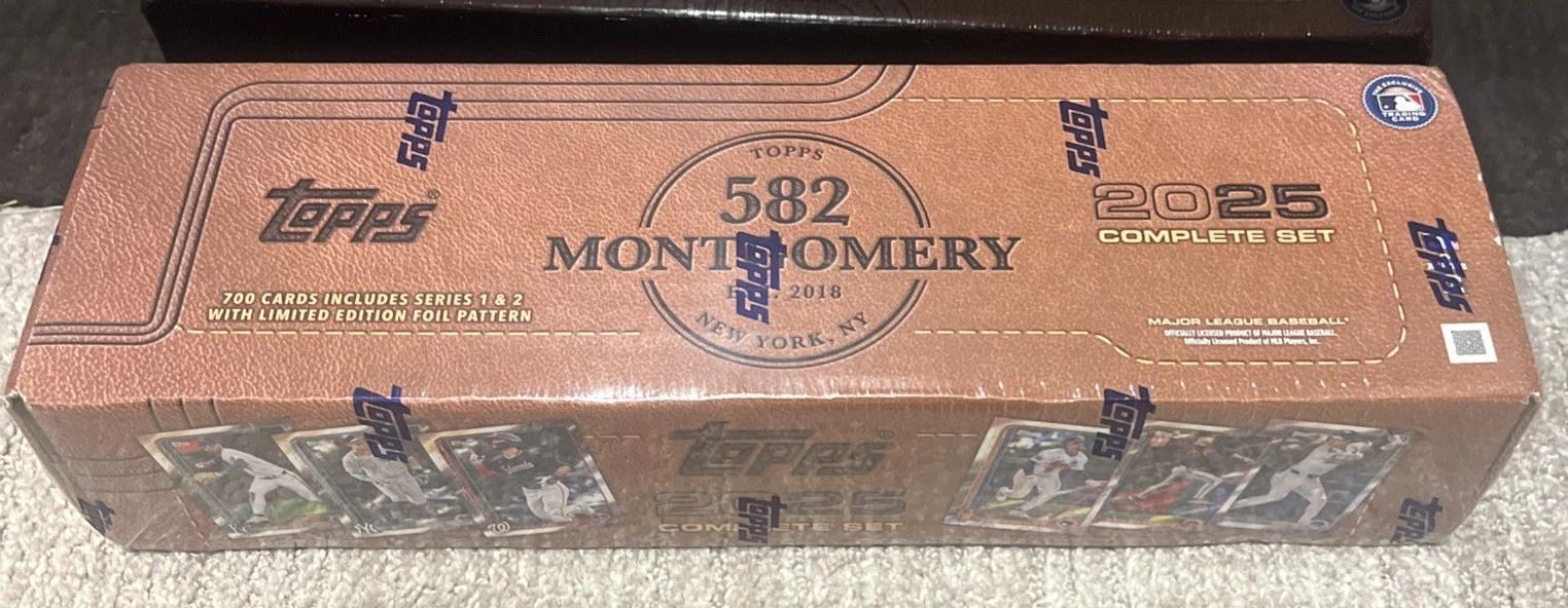 2025 Topps 582 Montgomery Club Complete Factory Sealed Set