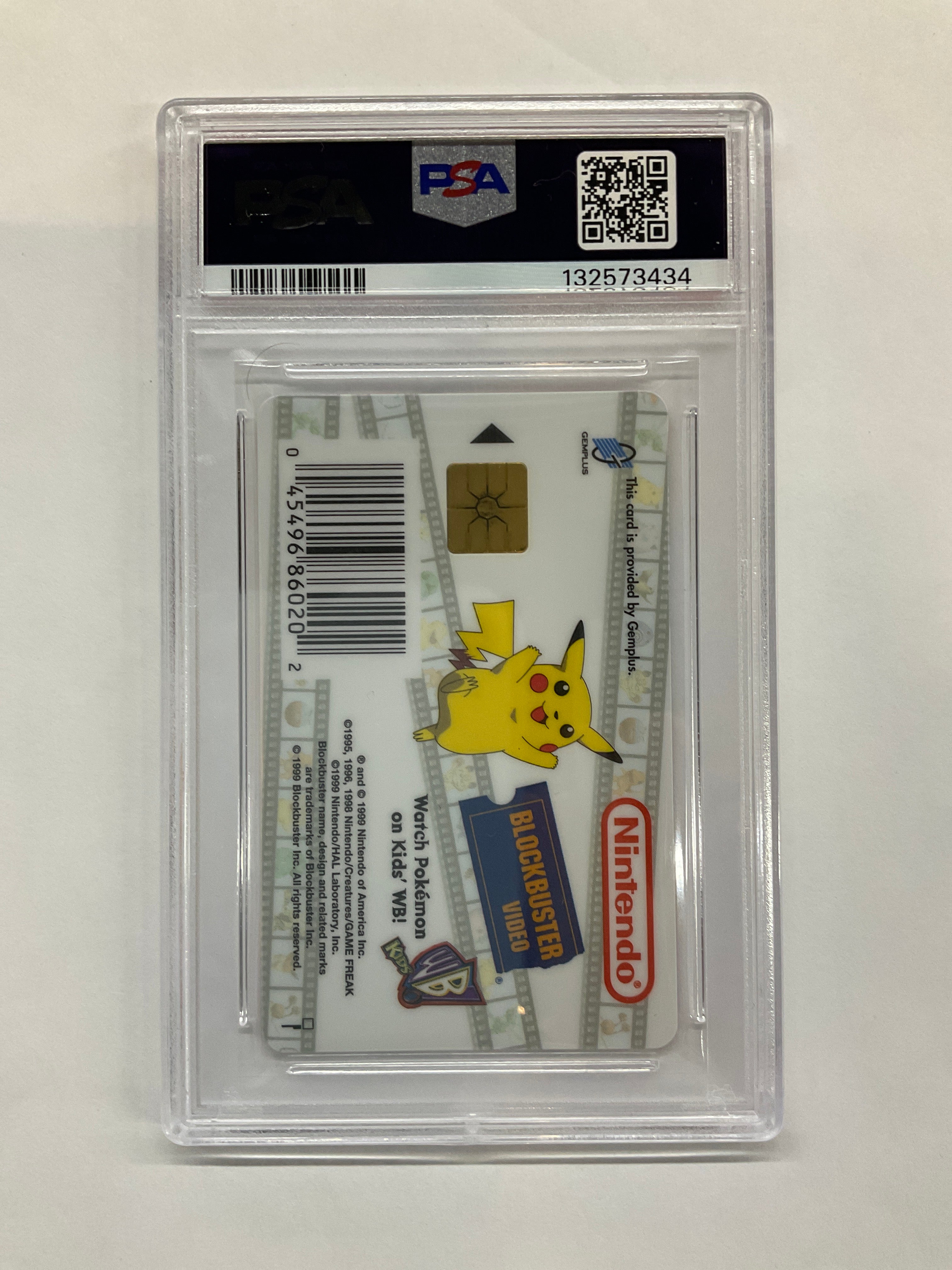 1999 Pokemon Snap Smart Card Blockbuster Charmander PSA 10