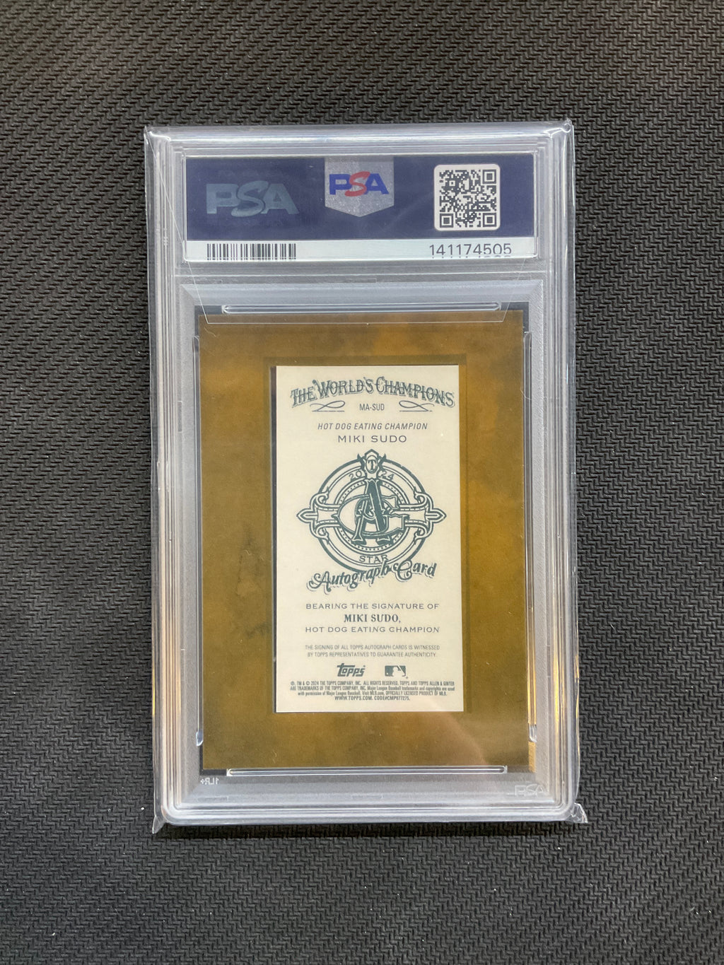 2024 Topps Allen & Ginter Miki Sudo Mini Auto PSA 10
