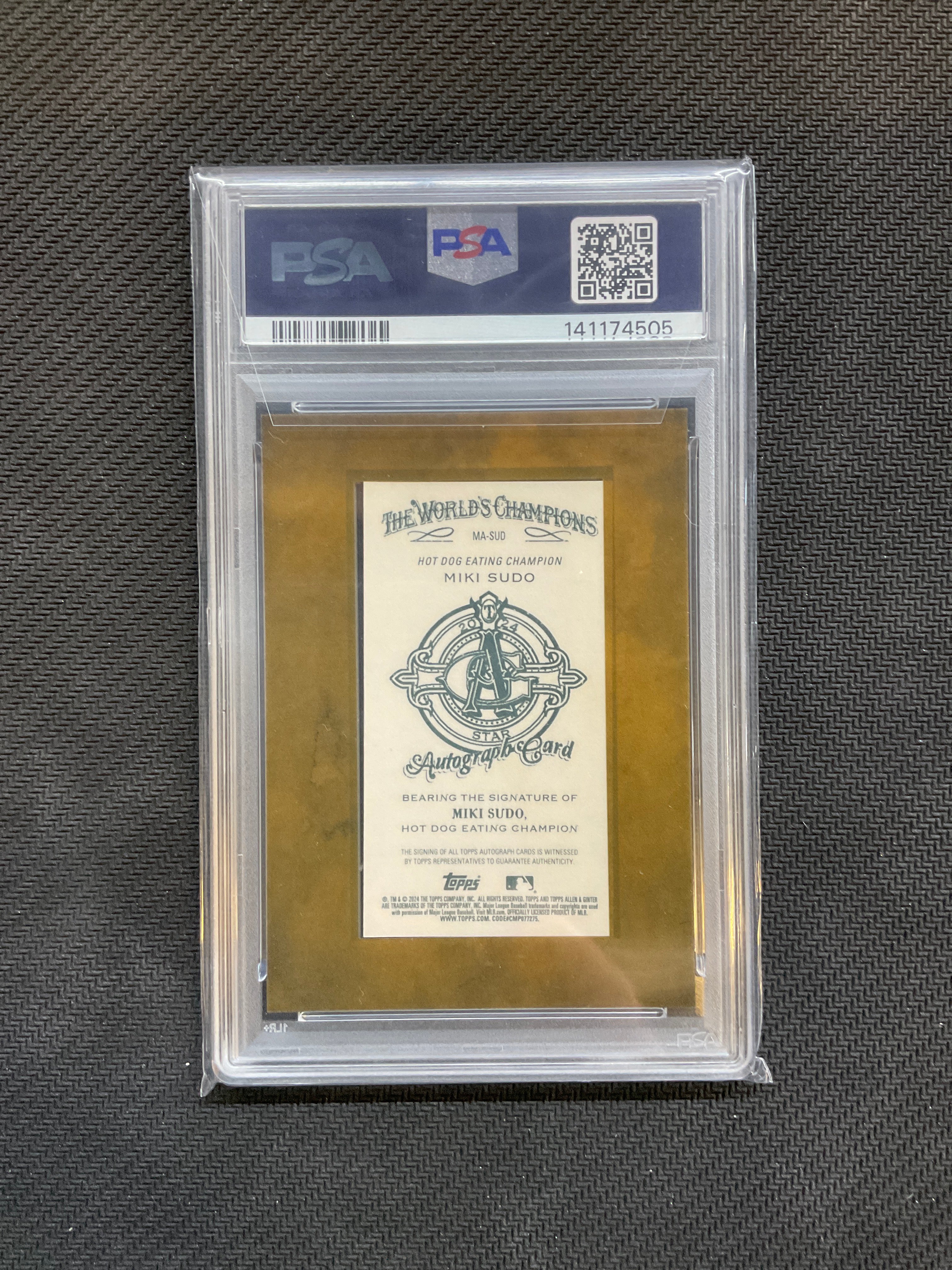 2024 Topps Allen & Ginter Miki Sudo Mini Auto PSA 10