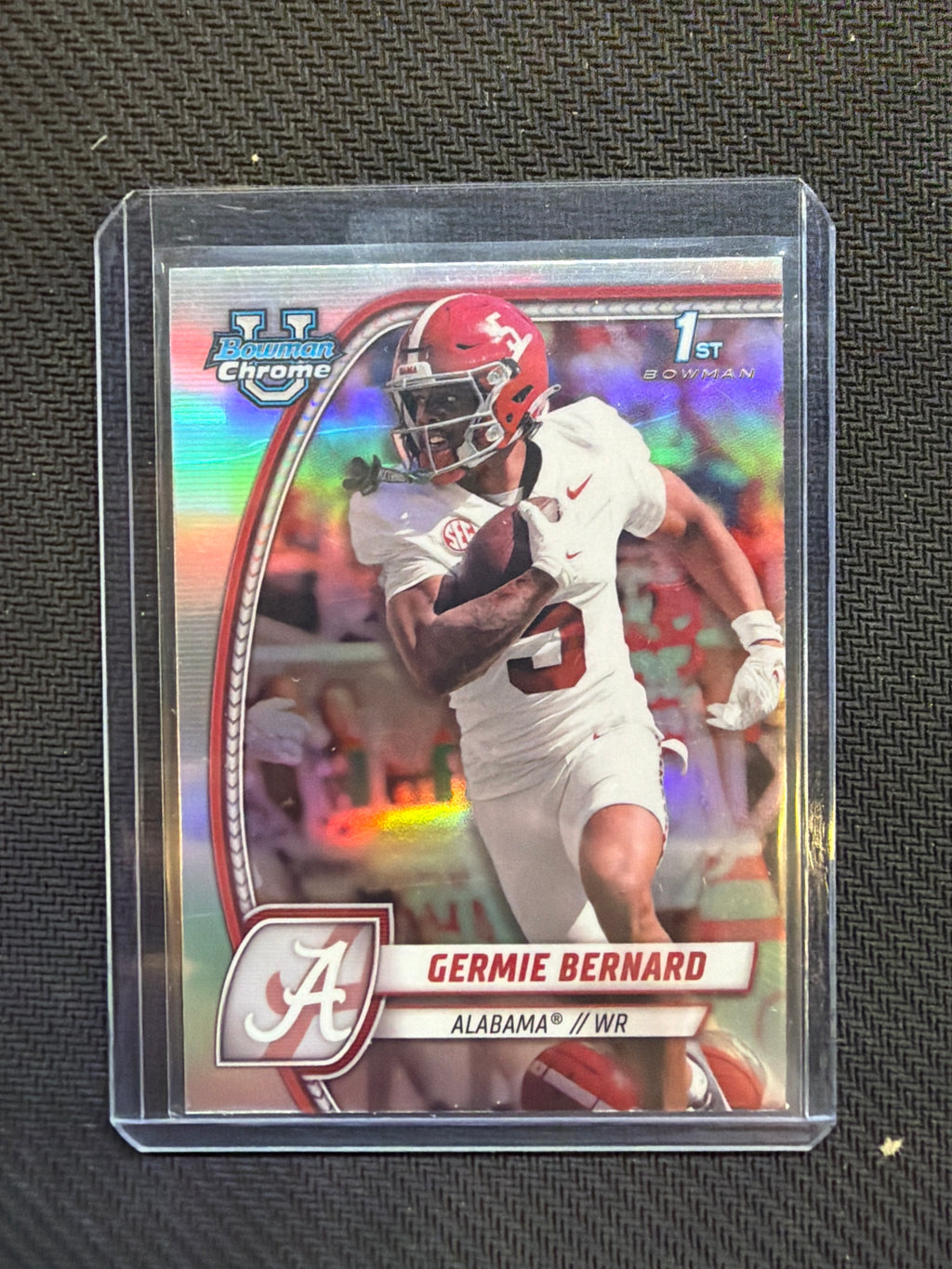 2024 Bowman Chrome Germie Bernard Refractor Alabama